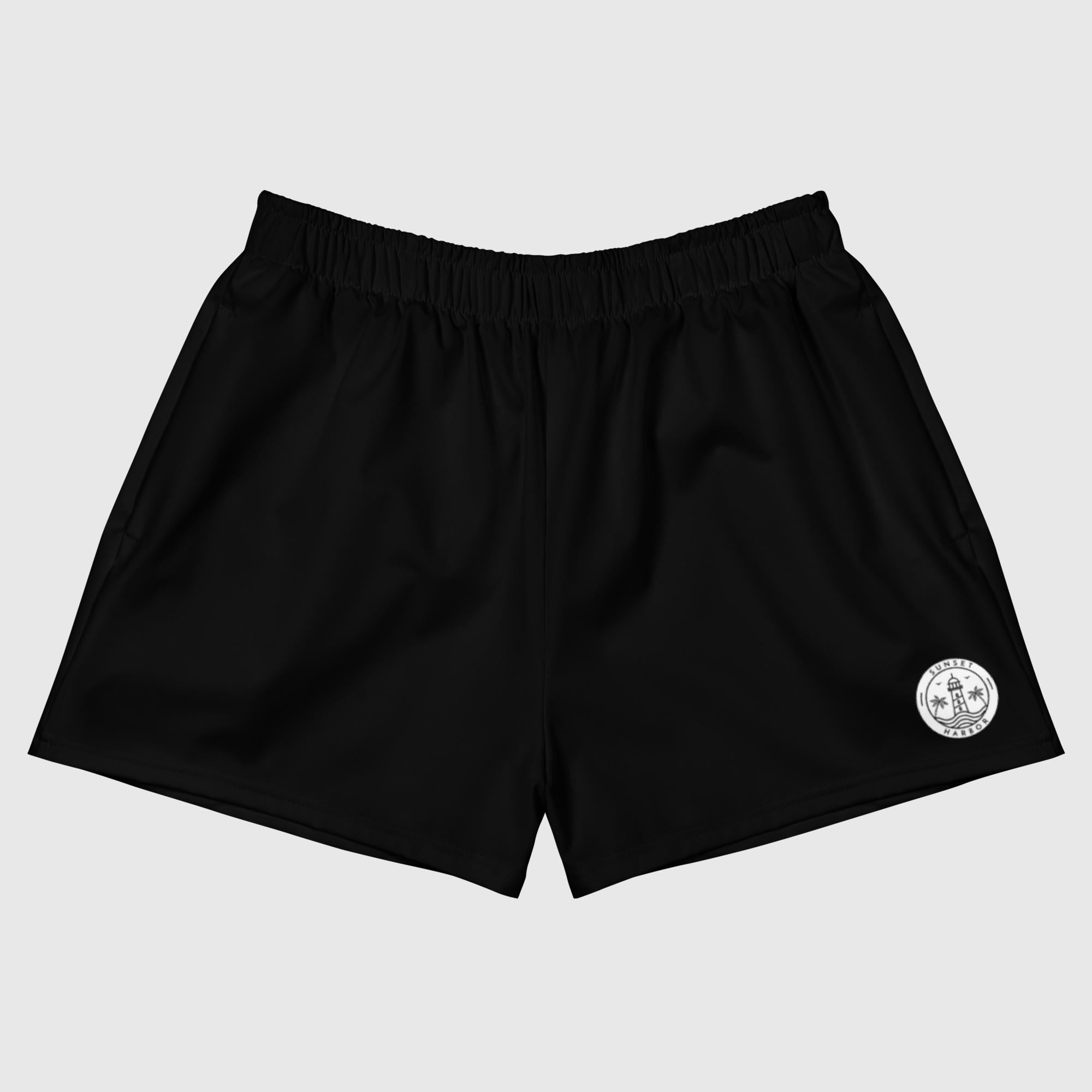 Women's Athletic Short Shorts - Black