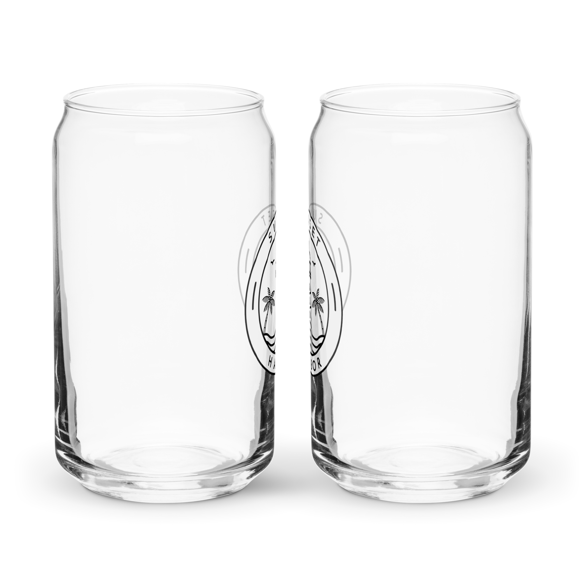 Can-shaped glass