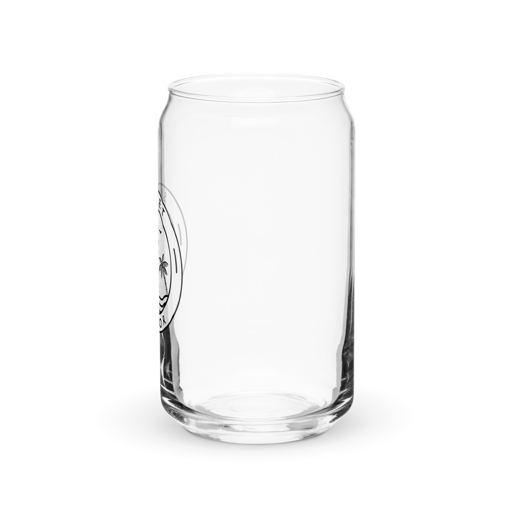 Can-shaped glass