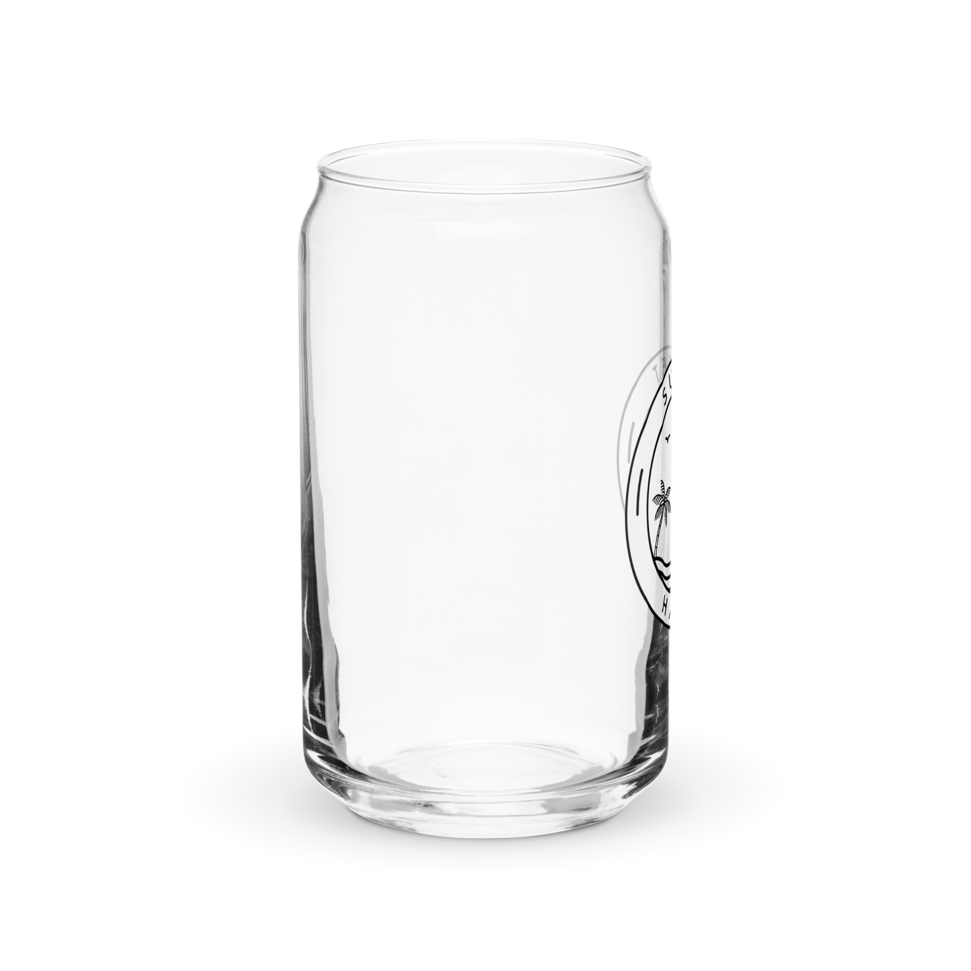 Can-shaped glass