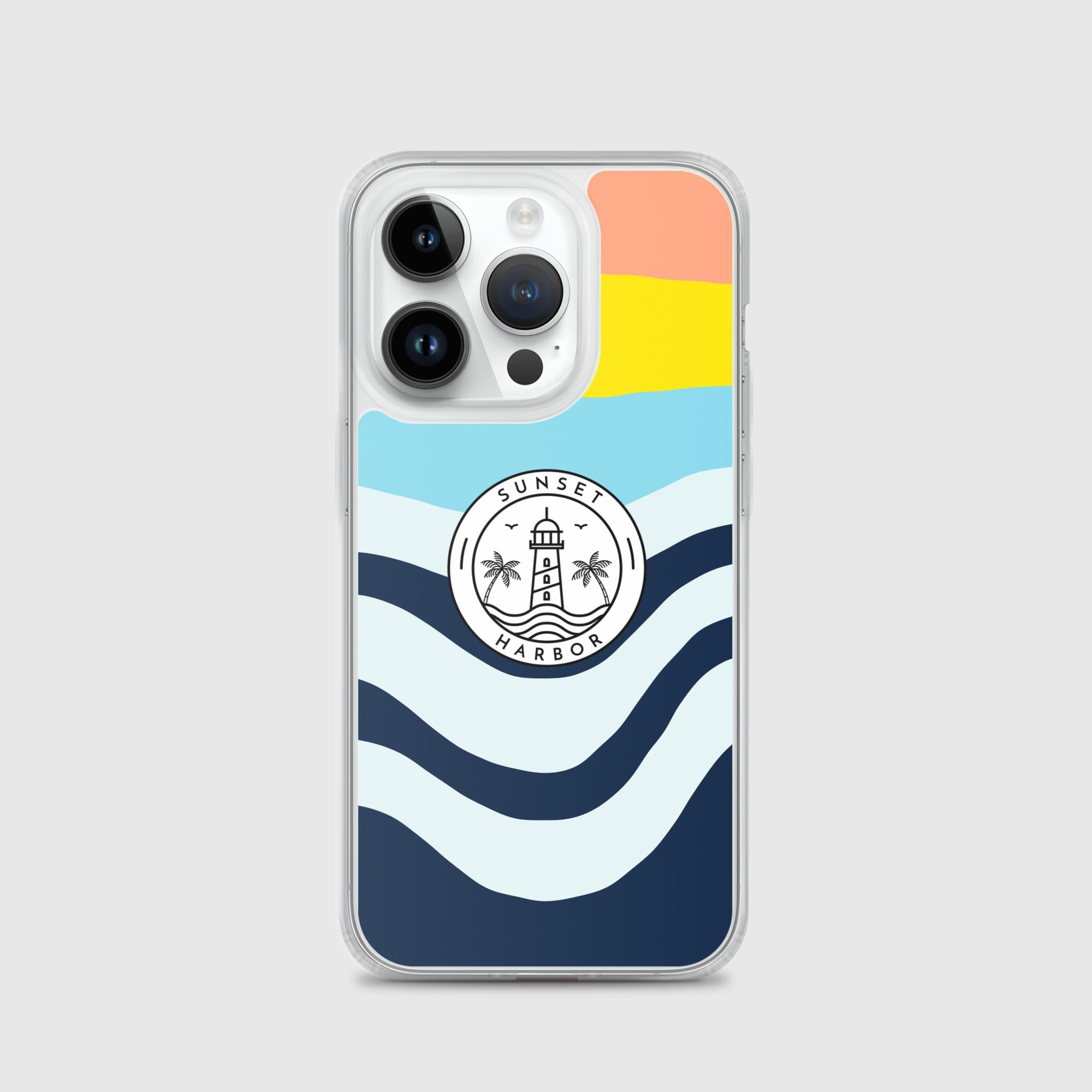 Clear Case for iPhone® - Sunset Surf