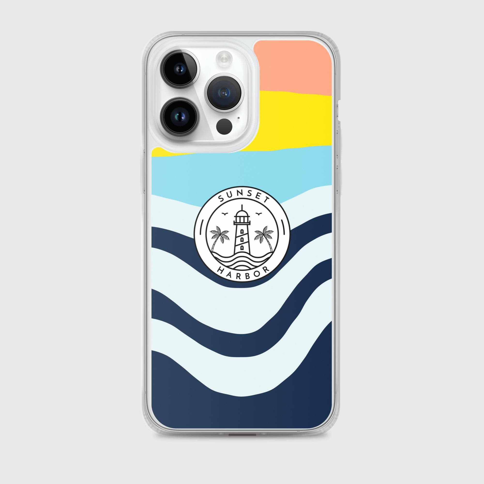 Clear Case for iPhone® - Sunset Surf