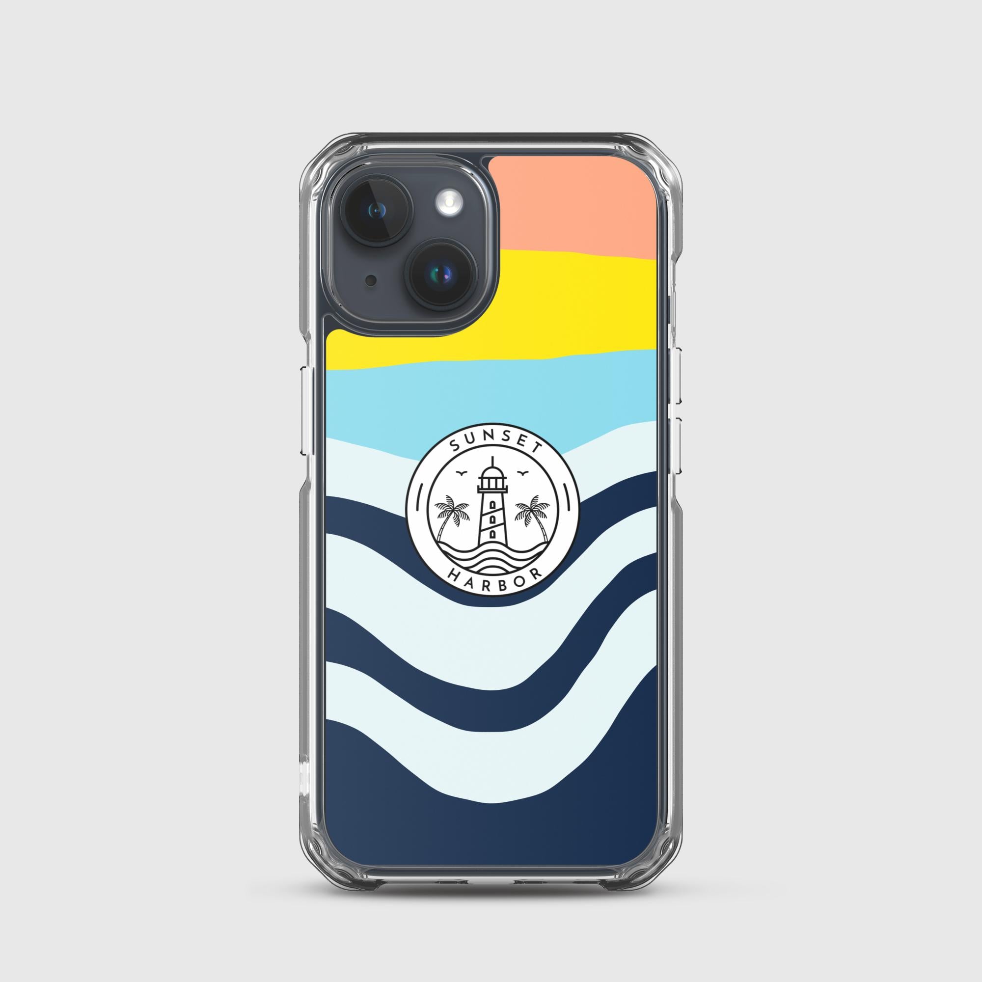 Clear Case for iPhone® - Sunset Surf