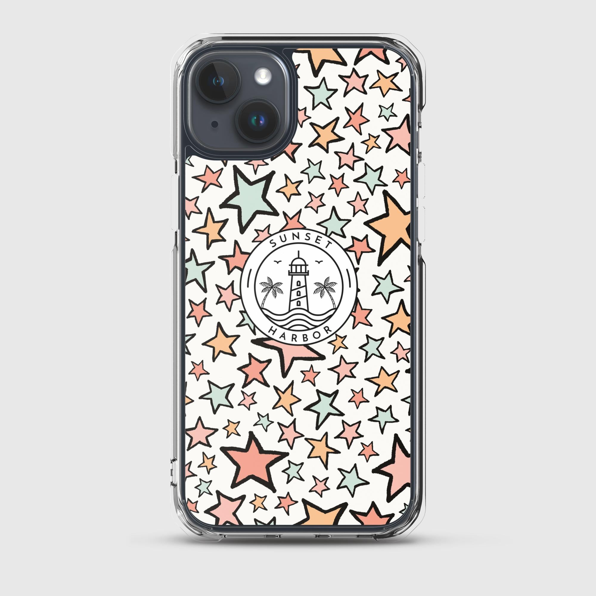 Funda transparente para iPhone® - Estrellas