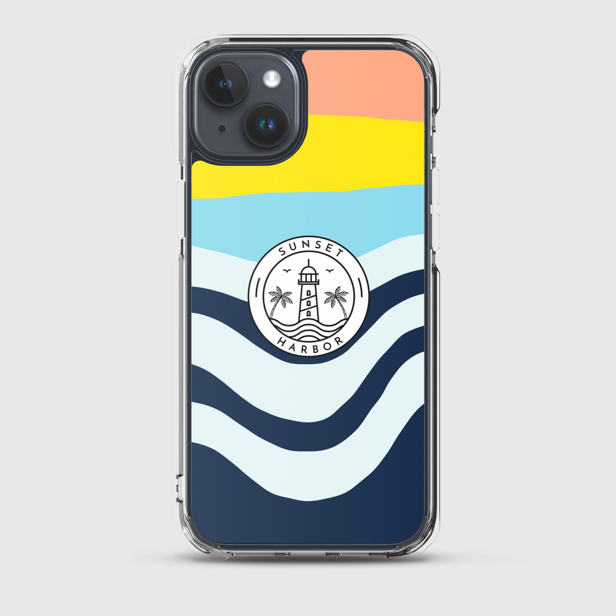 Clear Case for iPhone® - Sunset Surf