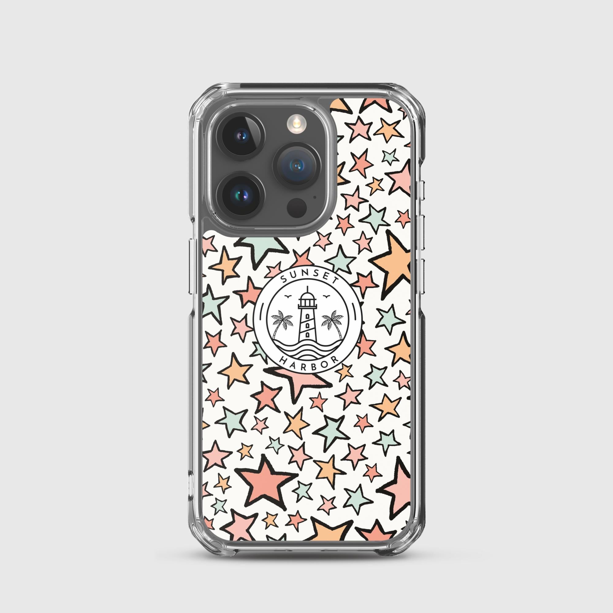 Funda transparente para iPhone® - Estrellas