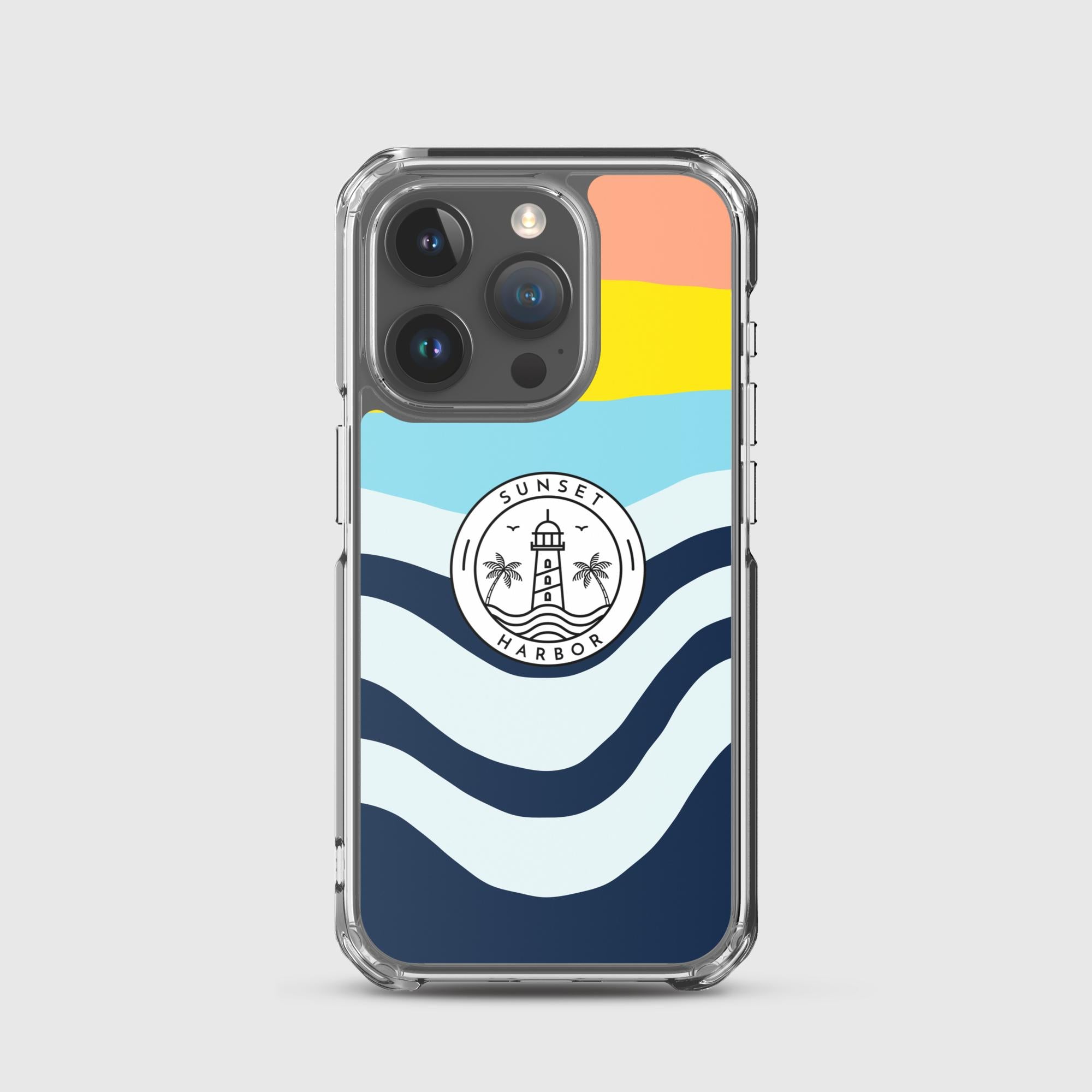 Clear Case for iPhone® - Sunset Surf