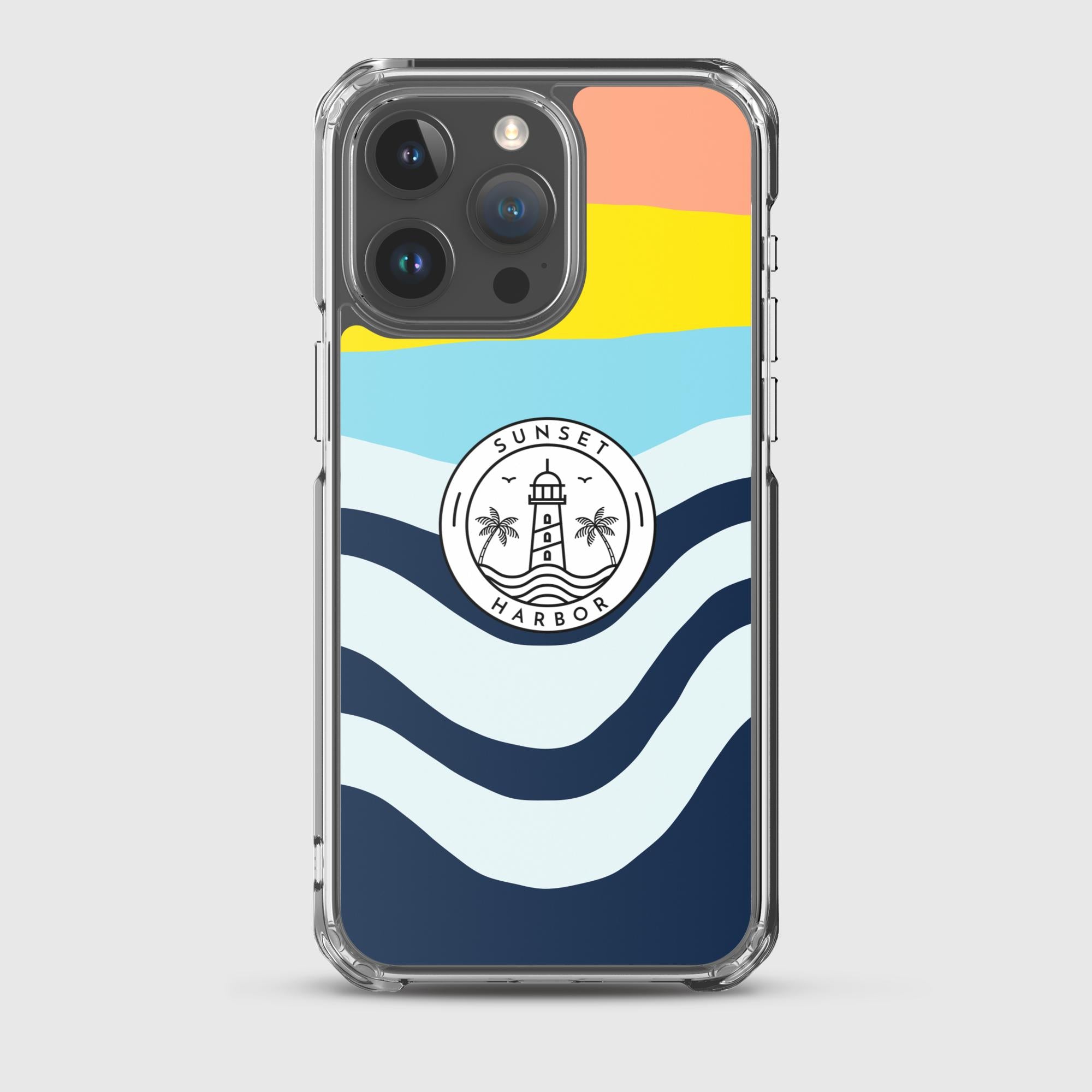 Clear Case for iPhone® - Sunset Surf