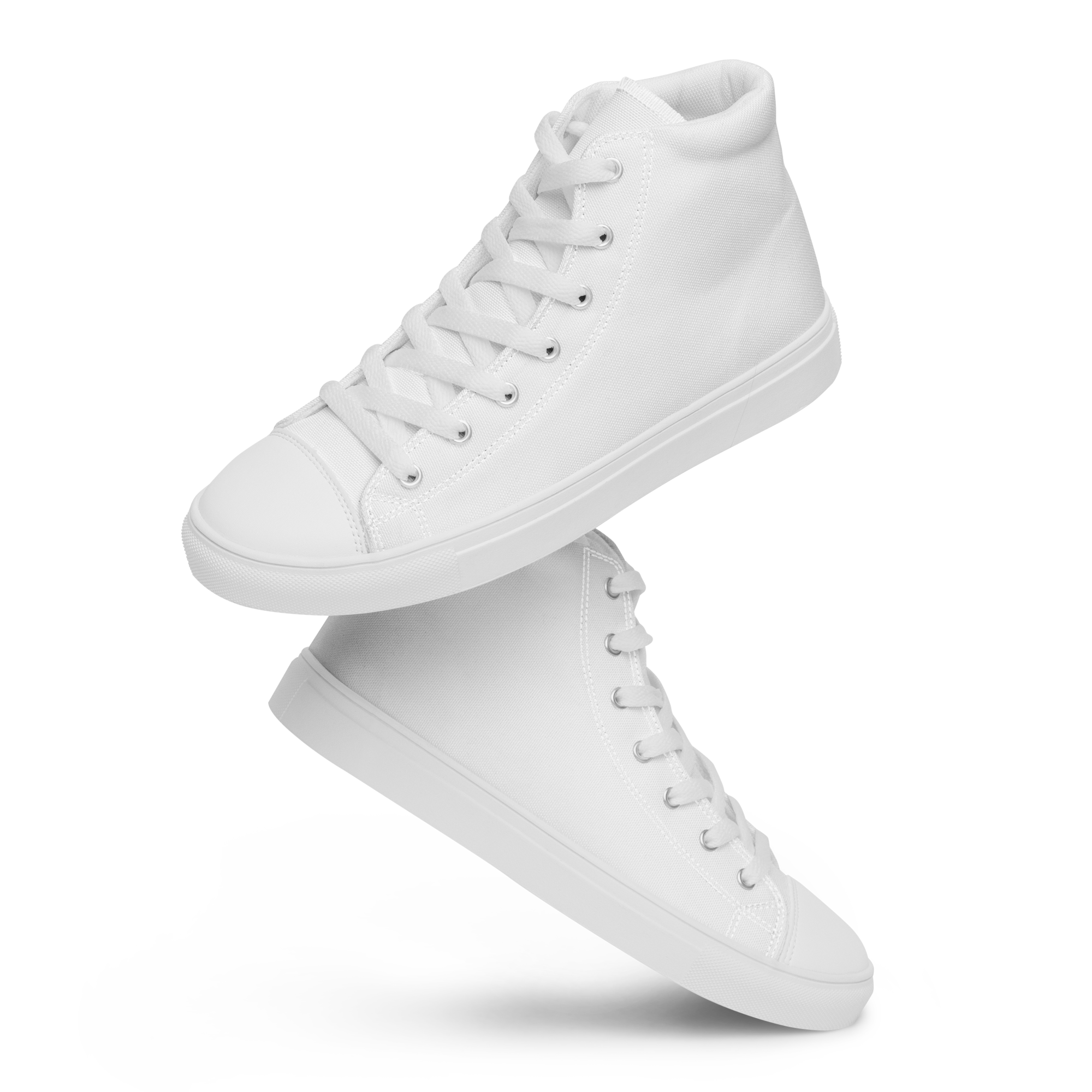 Men’s high top canvas shoes - Seashell White