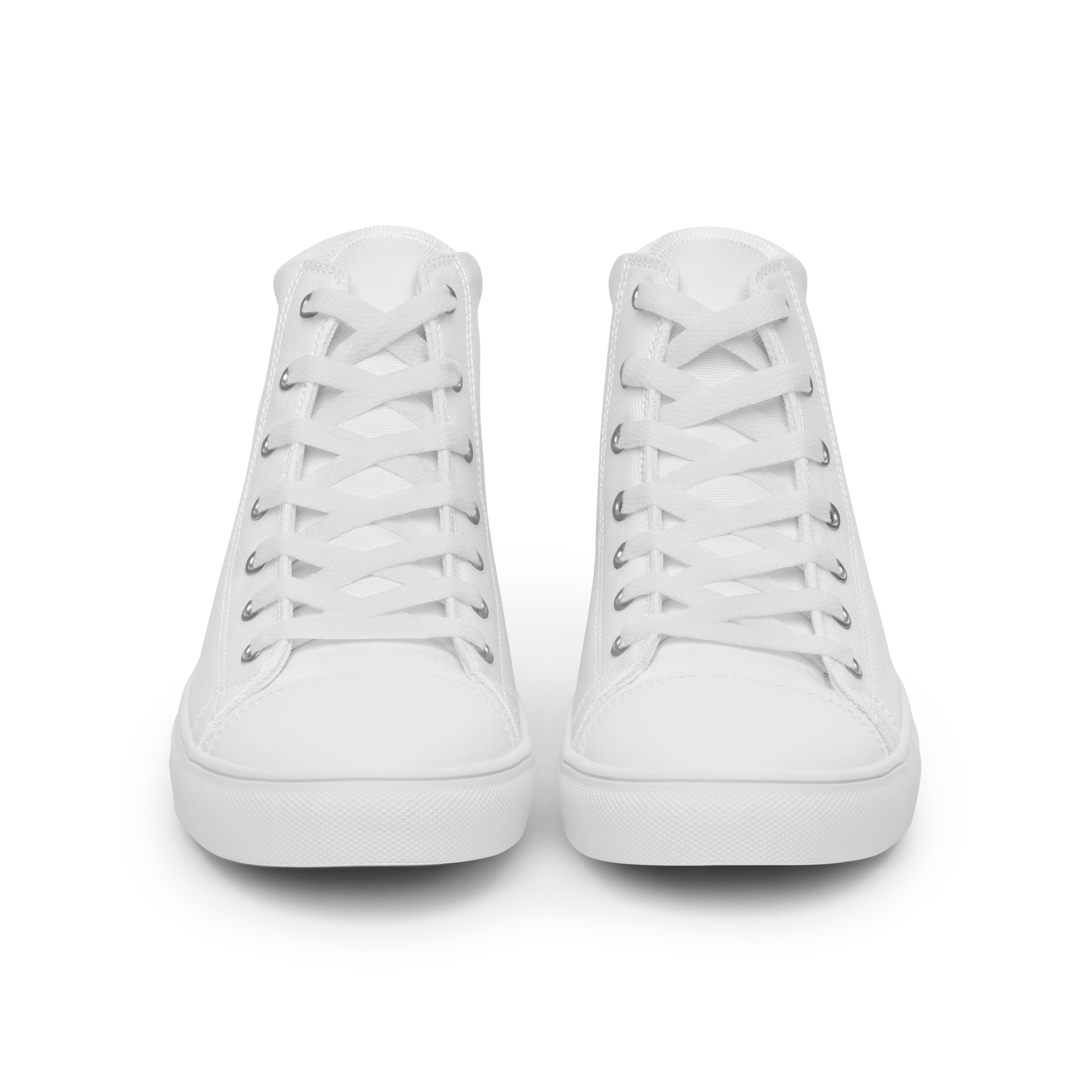 Men’s high top canvas shoes - Seashell White