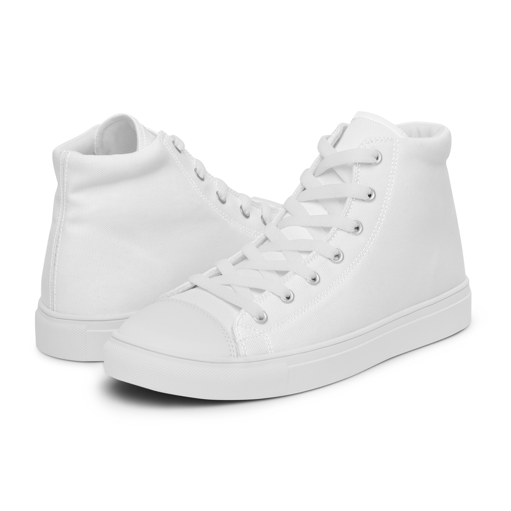 Men’s high top canvas shoes - Seashell White