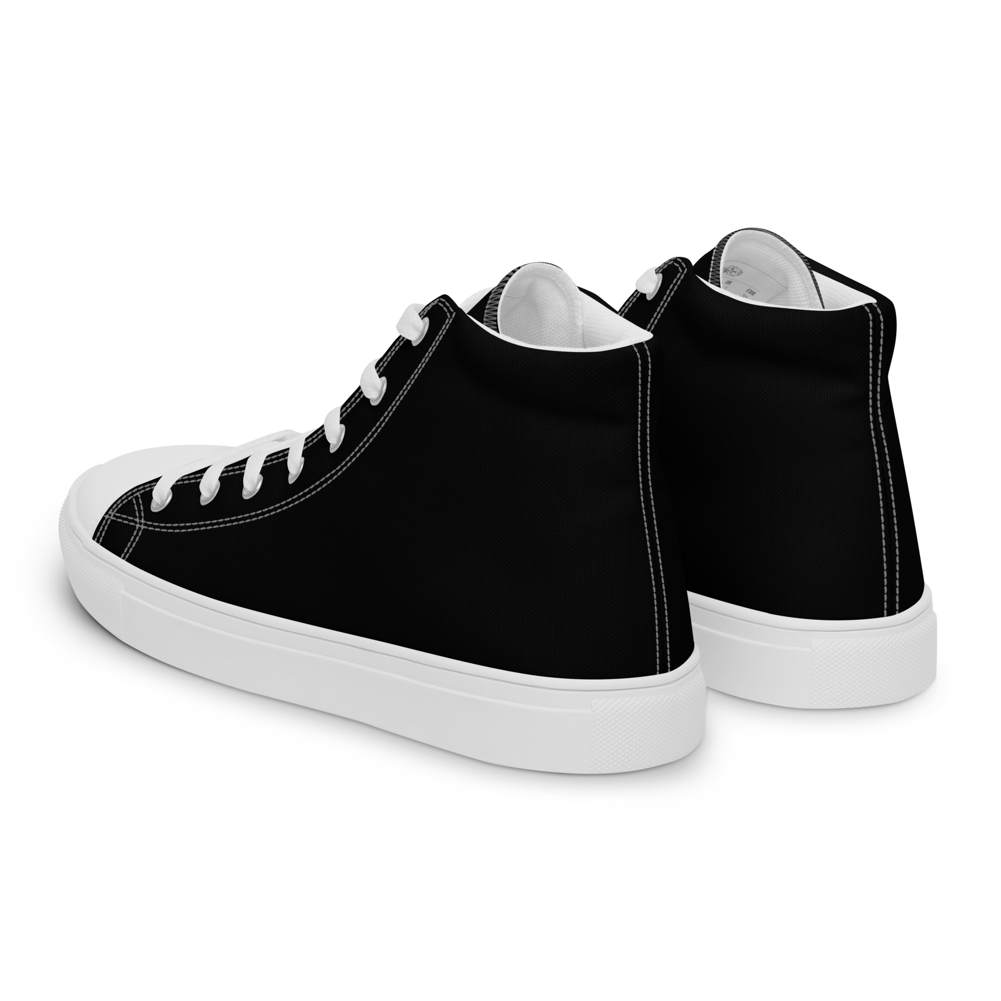 Men’s high top canvas shoes - Harbor Black