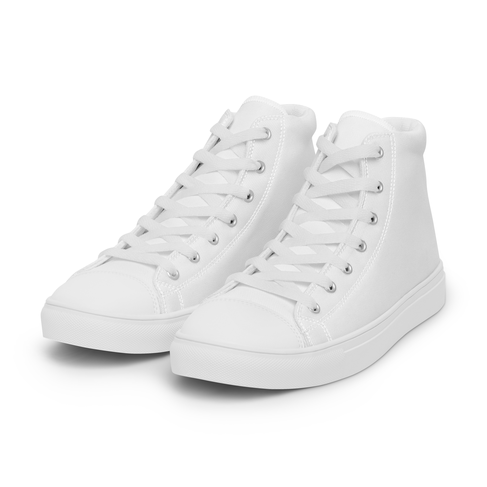 Men’s high top canvas shoes - Seashell White