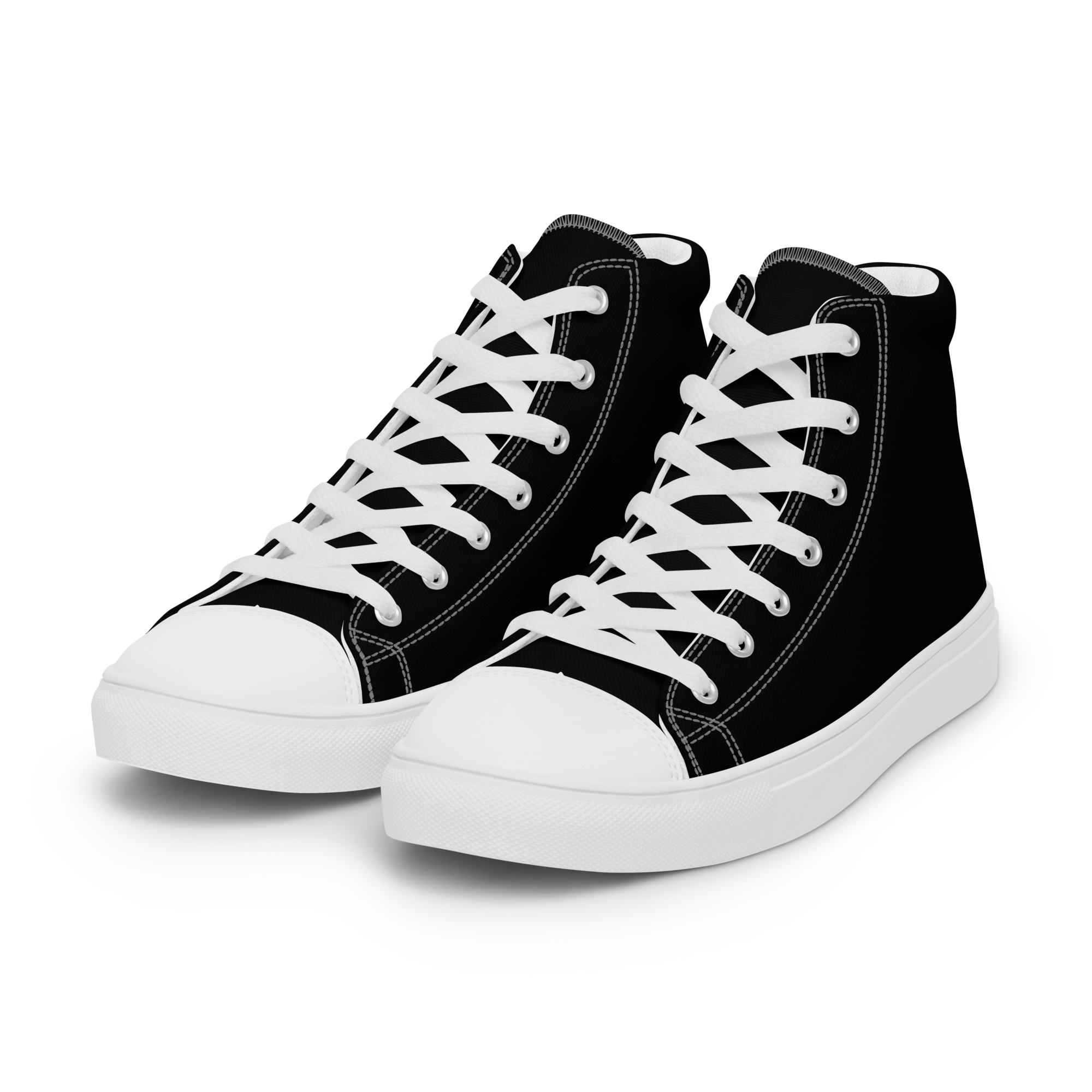 Men’s high top canvas shoes - Harbor Black