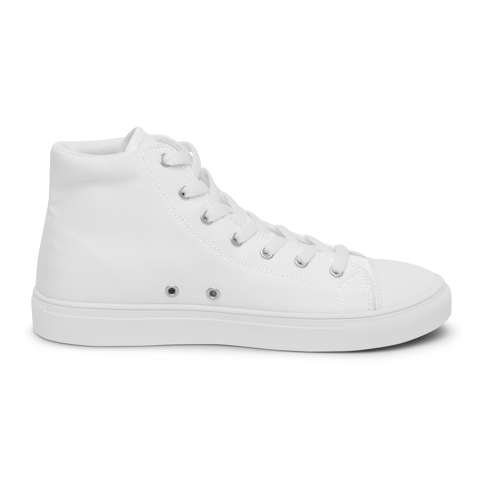 Men’s high top canvas shoes - Seashell White