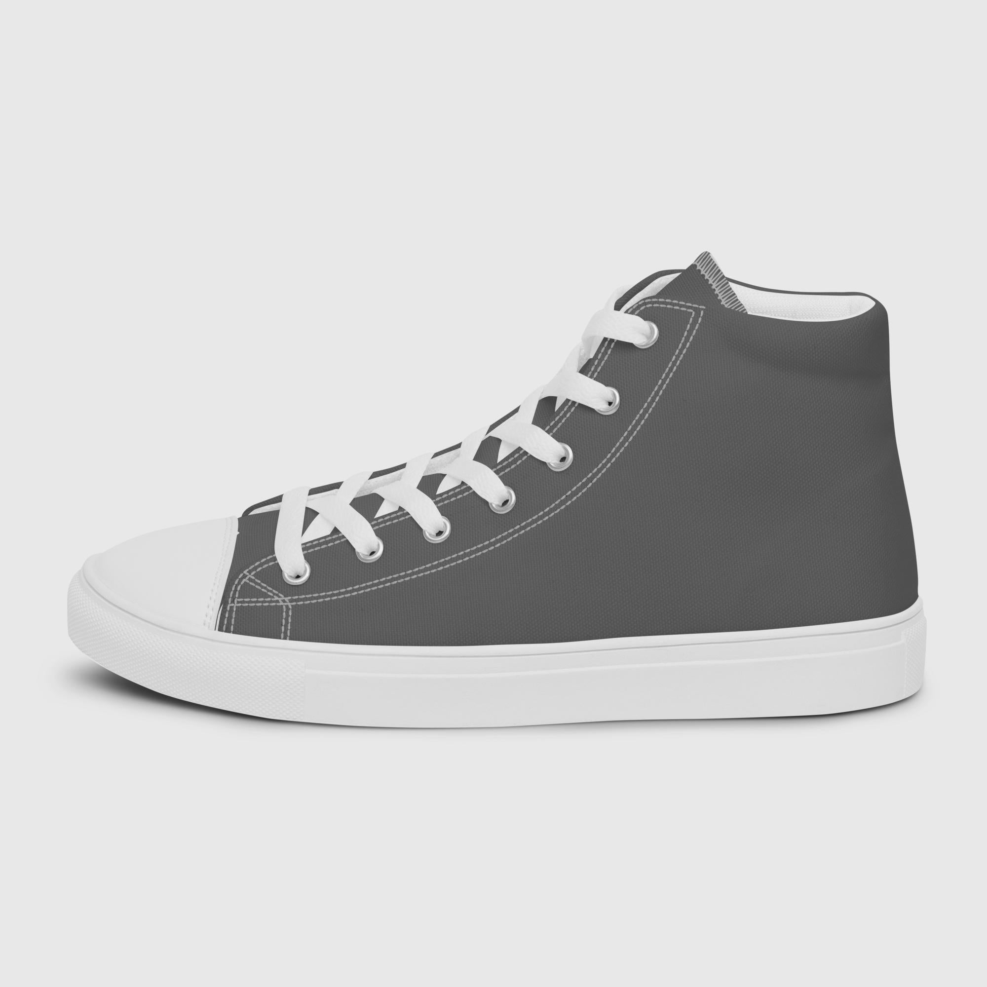 Men’s high top canvas shoes - Grey