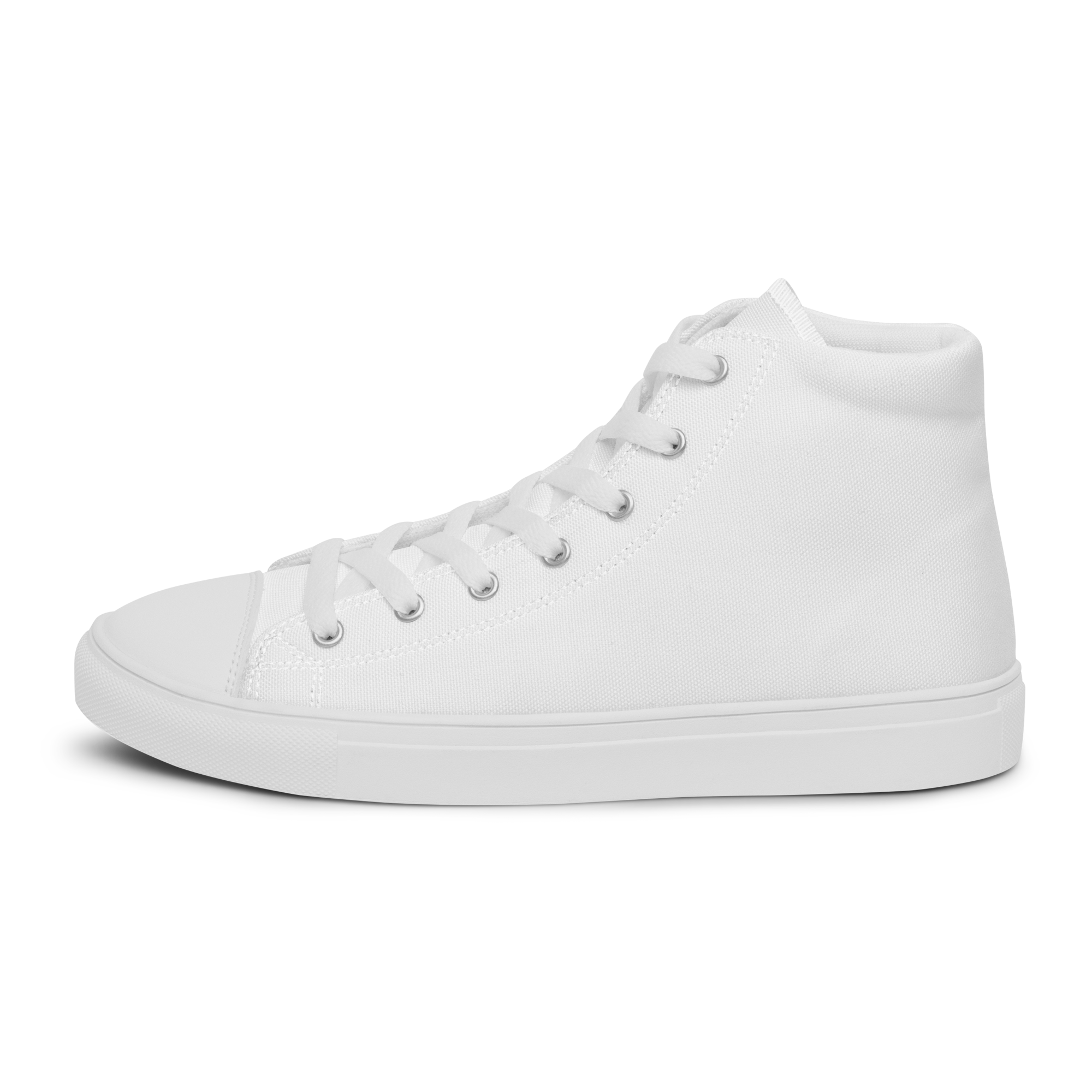 Men’s high top canvas shoes - Seashell White