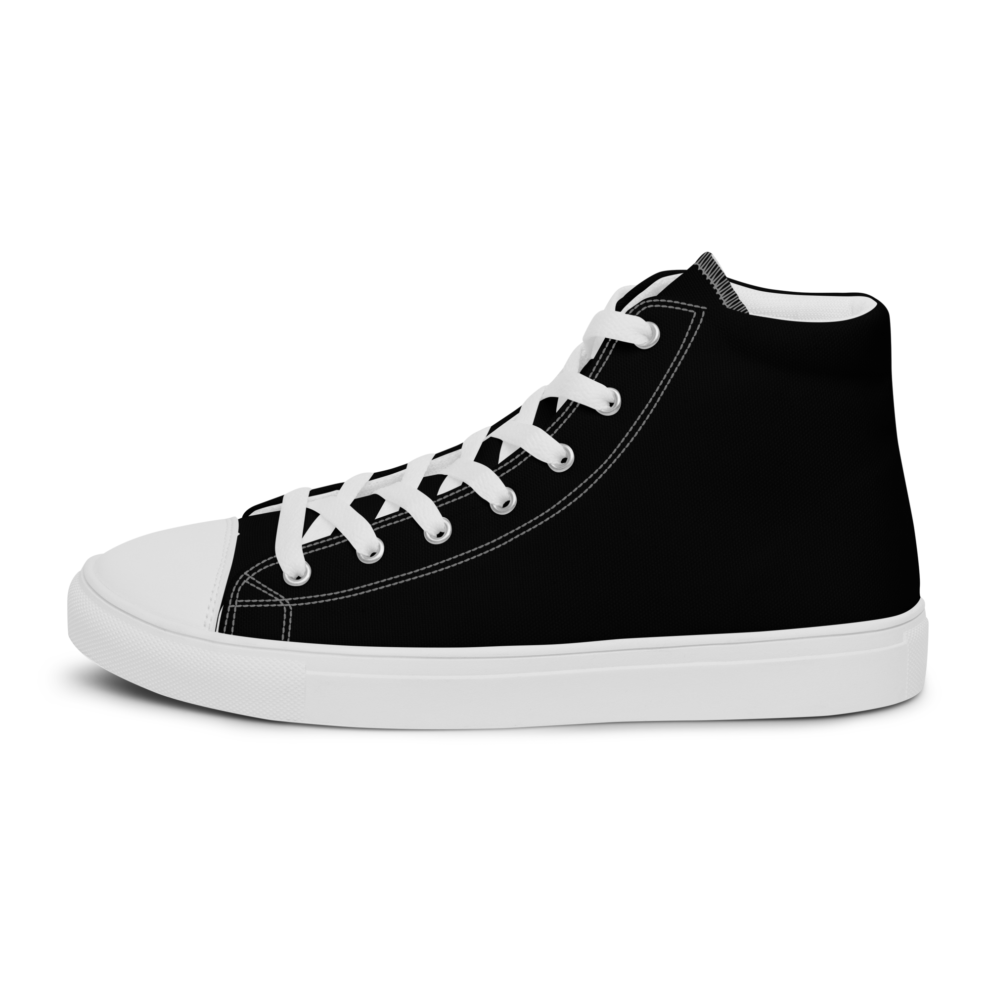 Men’s high top canvas shoes - Harbor Black