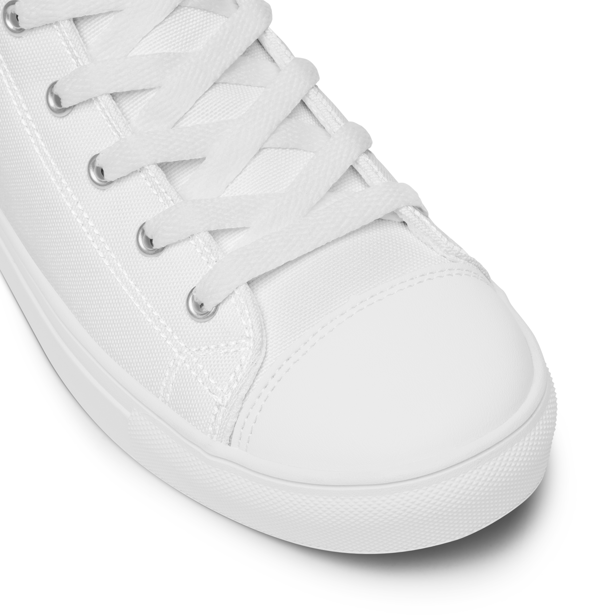 Men’s high top canvas shoes - Seashell White