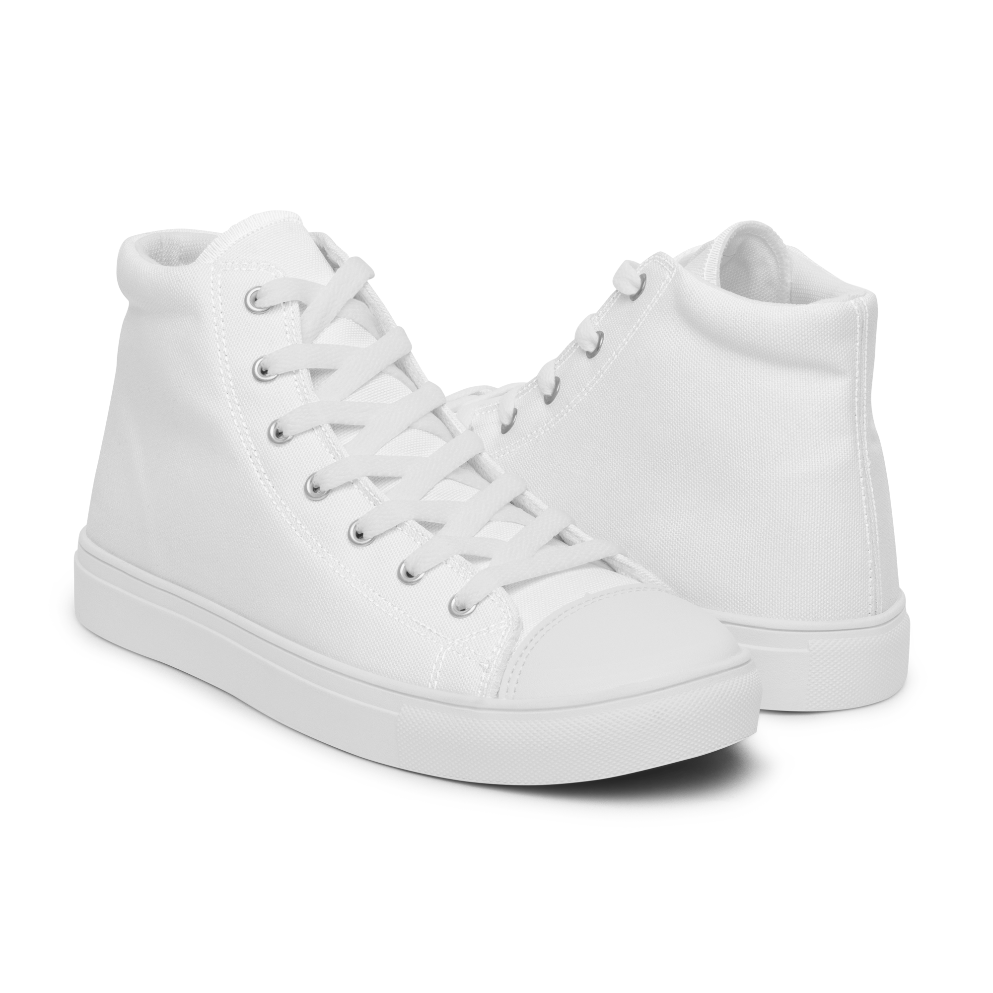 Men’s high top canvas shoes - Seashell White