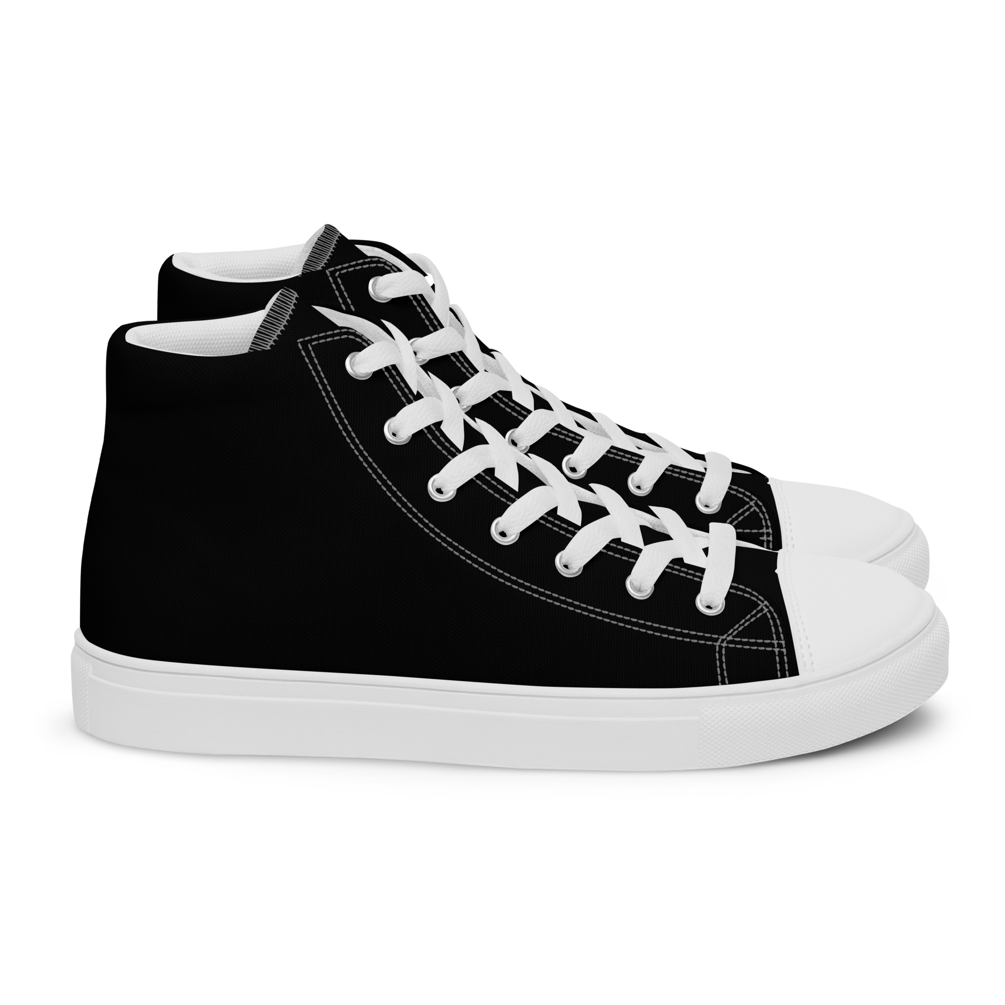 Men’s high top canvas shoes - Harbor Black