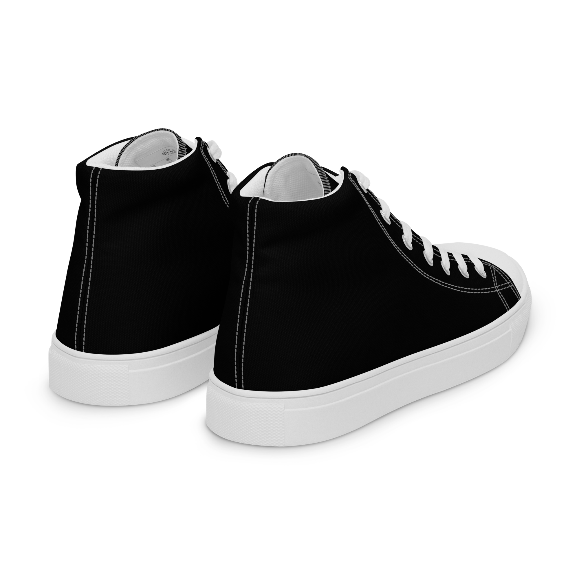 Men’s high top canvas shoes - Harbor Black