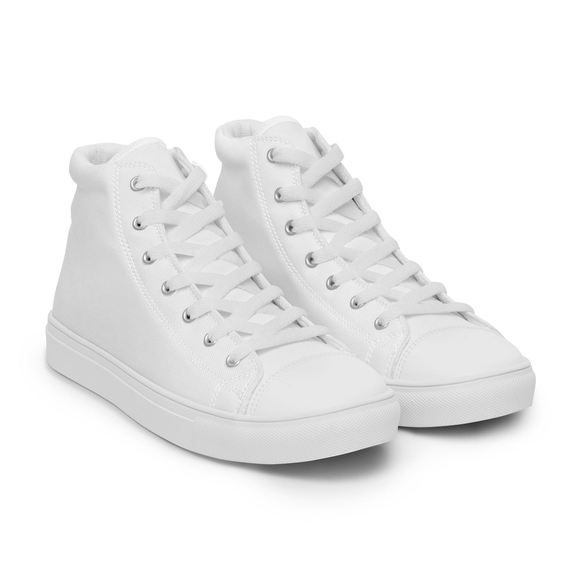 Men’s high top canvas shoes - Seashell White