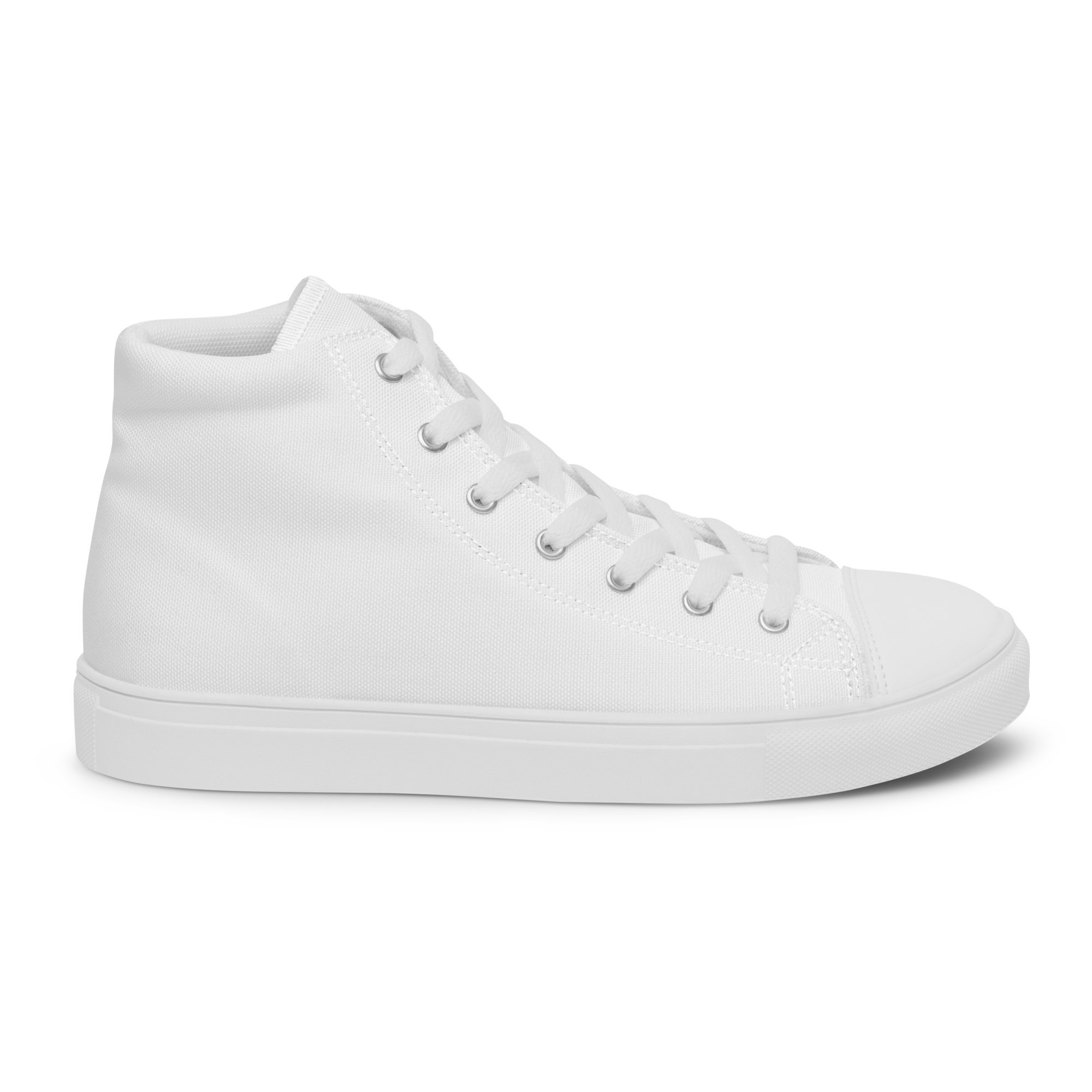 Men’s high top canvas shoes - Seashell White