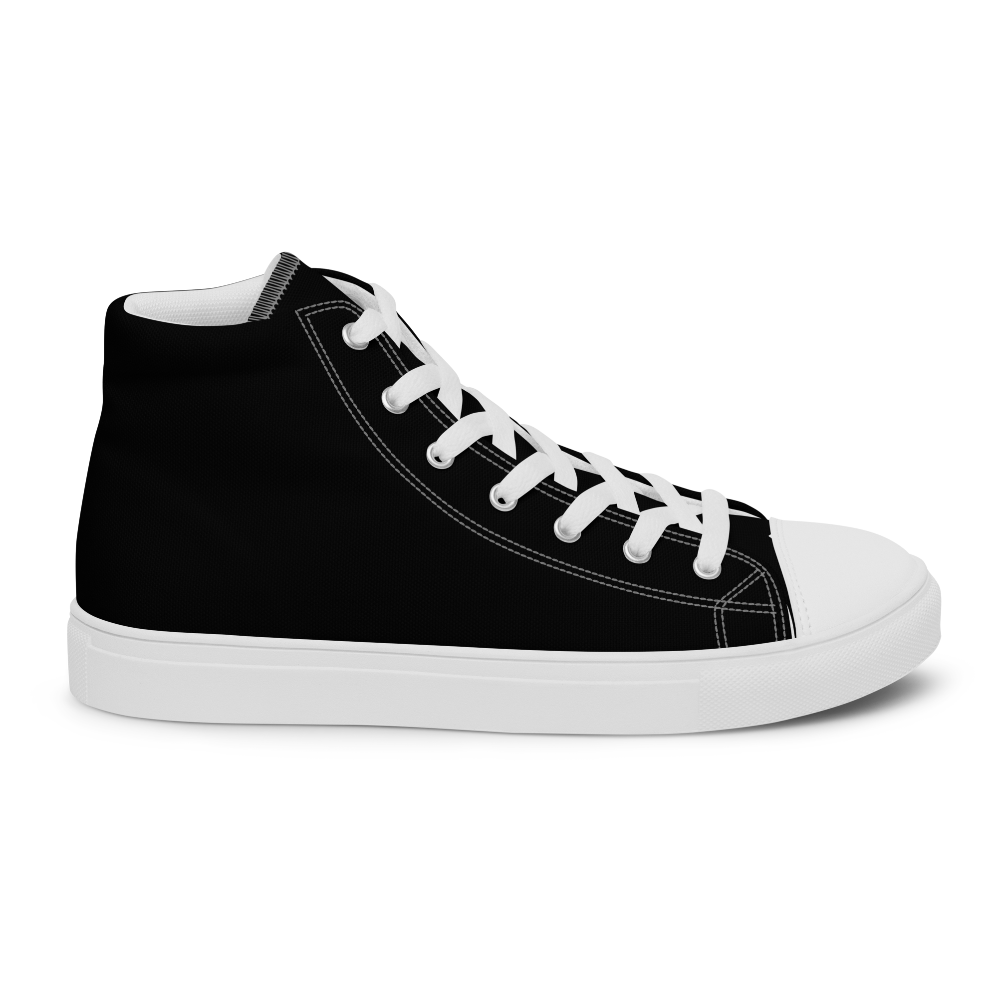 Men’s high top canvas shoes - Harbor Black