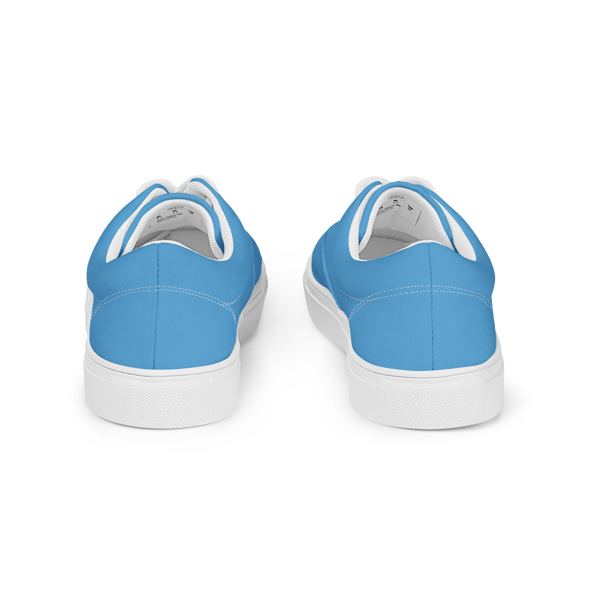 Men’s lace-up canvas shoes - Ocean Blue