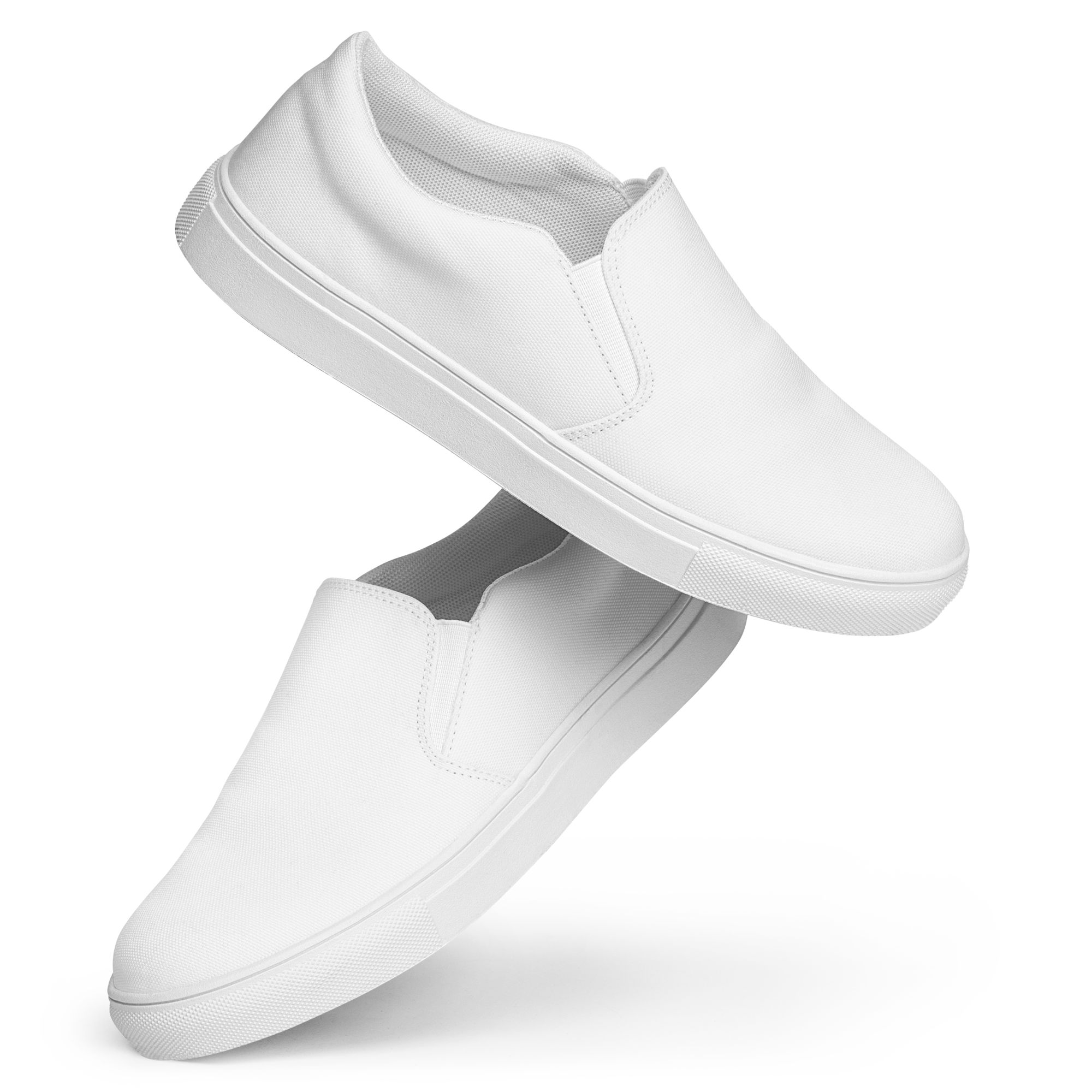 Men’s slip-on canvas shoes - Seashell White