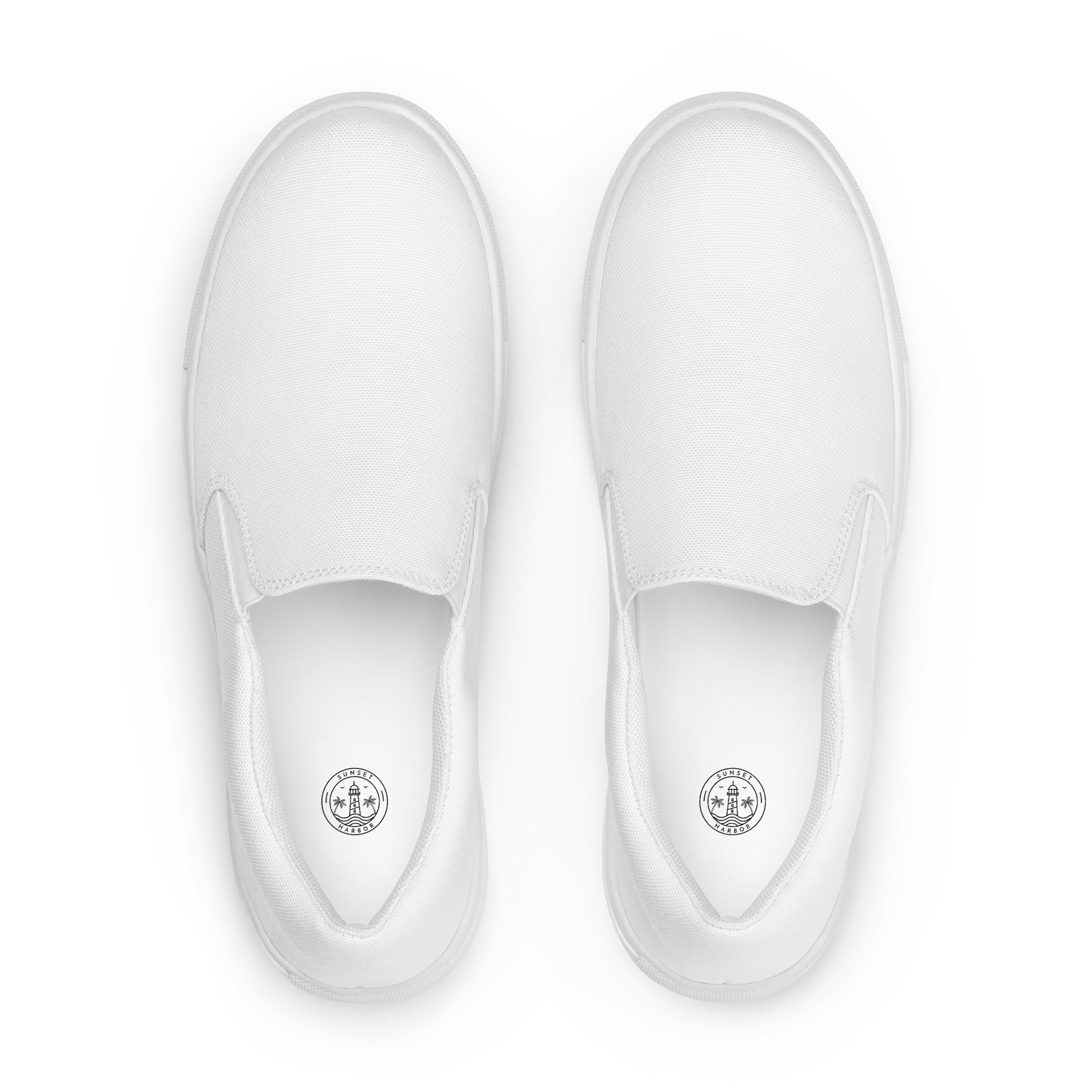 Men’s slip-on canvas shoes - Seashell White