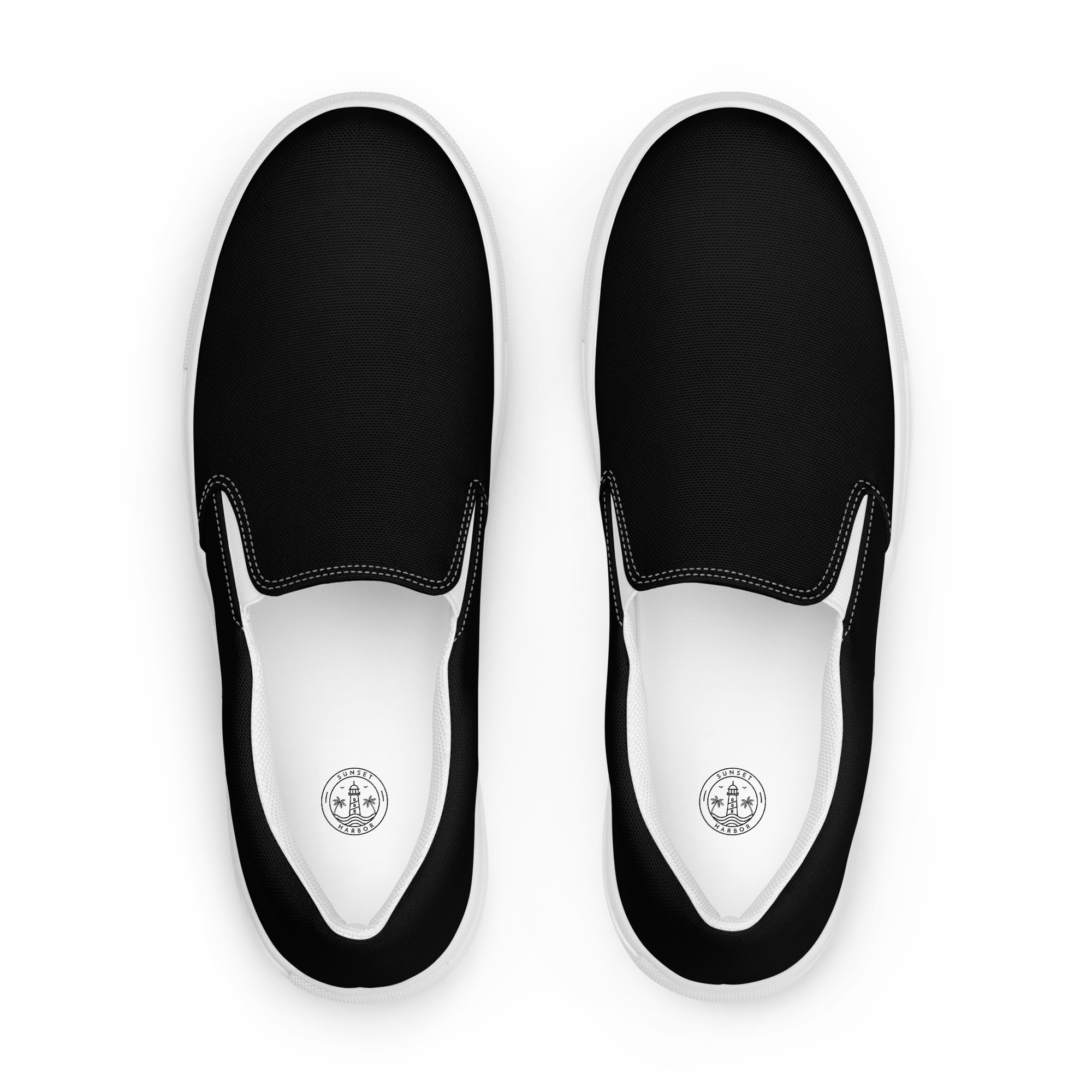 Men’s slip-on canvas shoes - Harbor Black