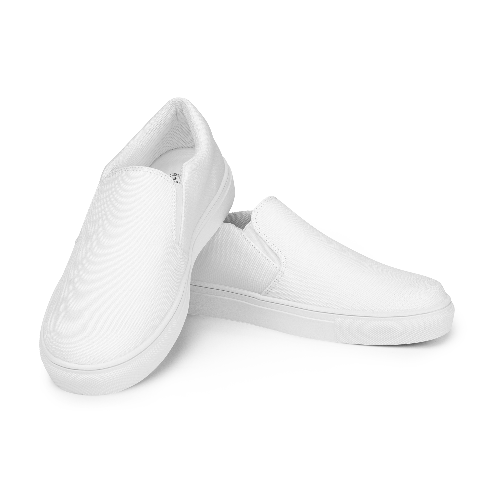 Men’s slip-on canvas shoes - Seashell White