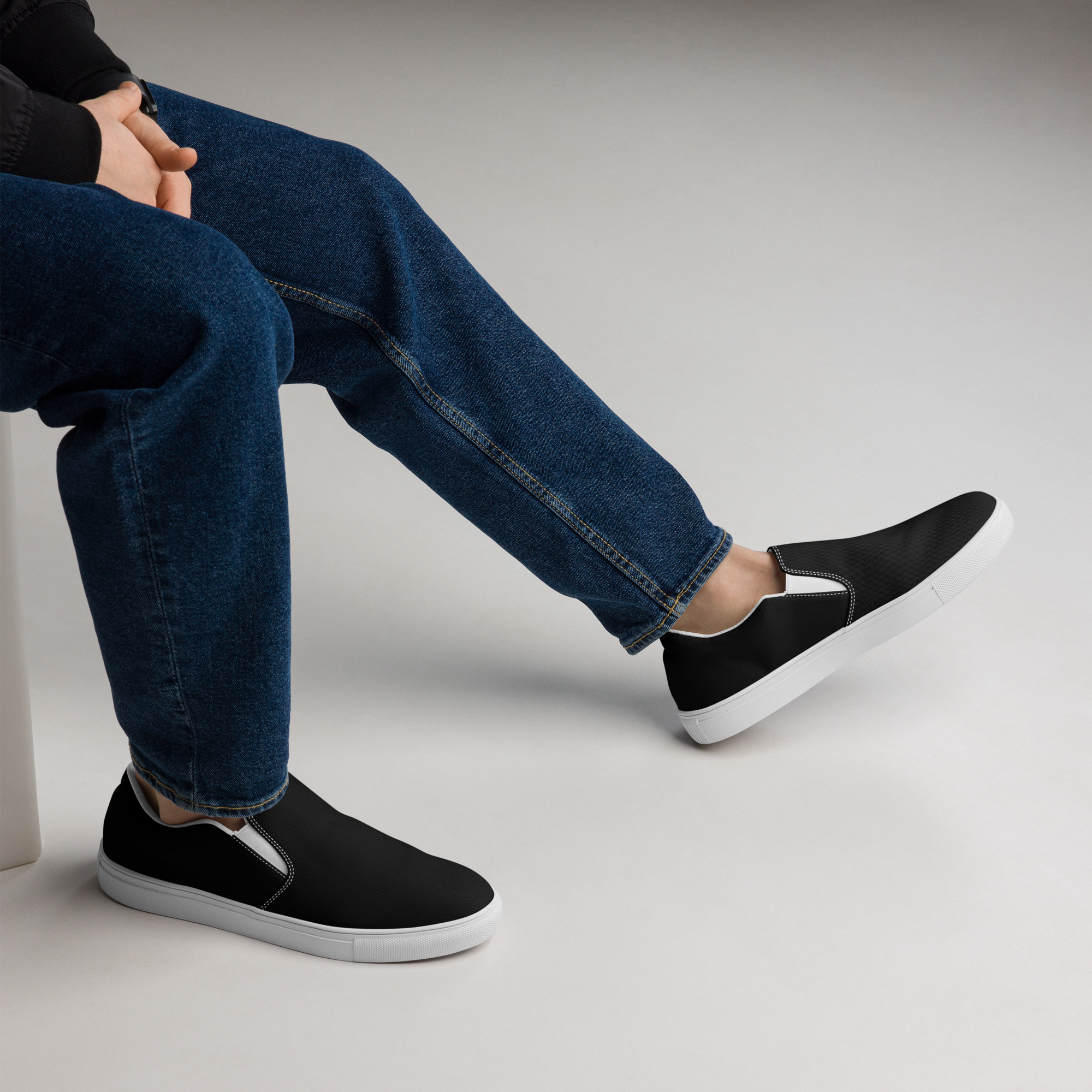 Men’s slip-on canvas shoes - Harbor Black