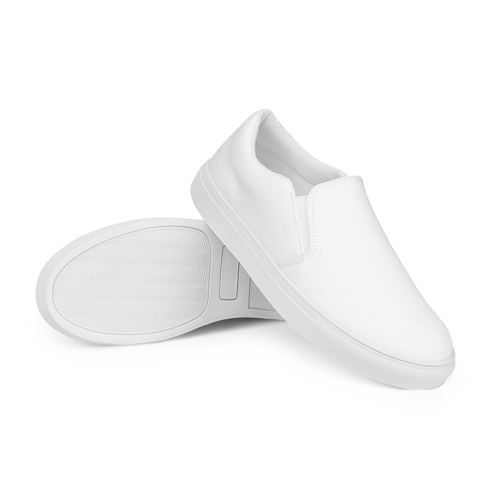 Men’s slip-on canvas shoes - Seashell White