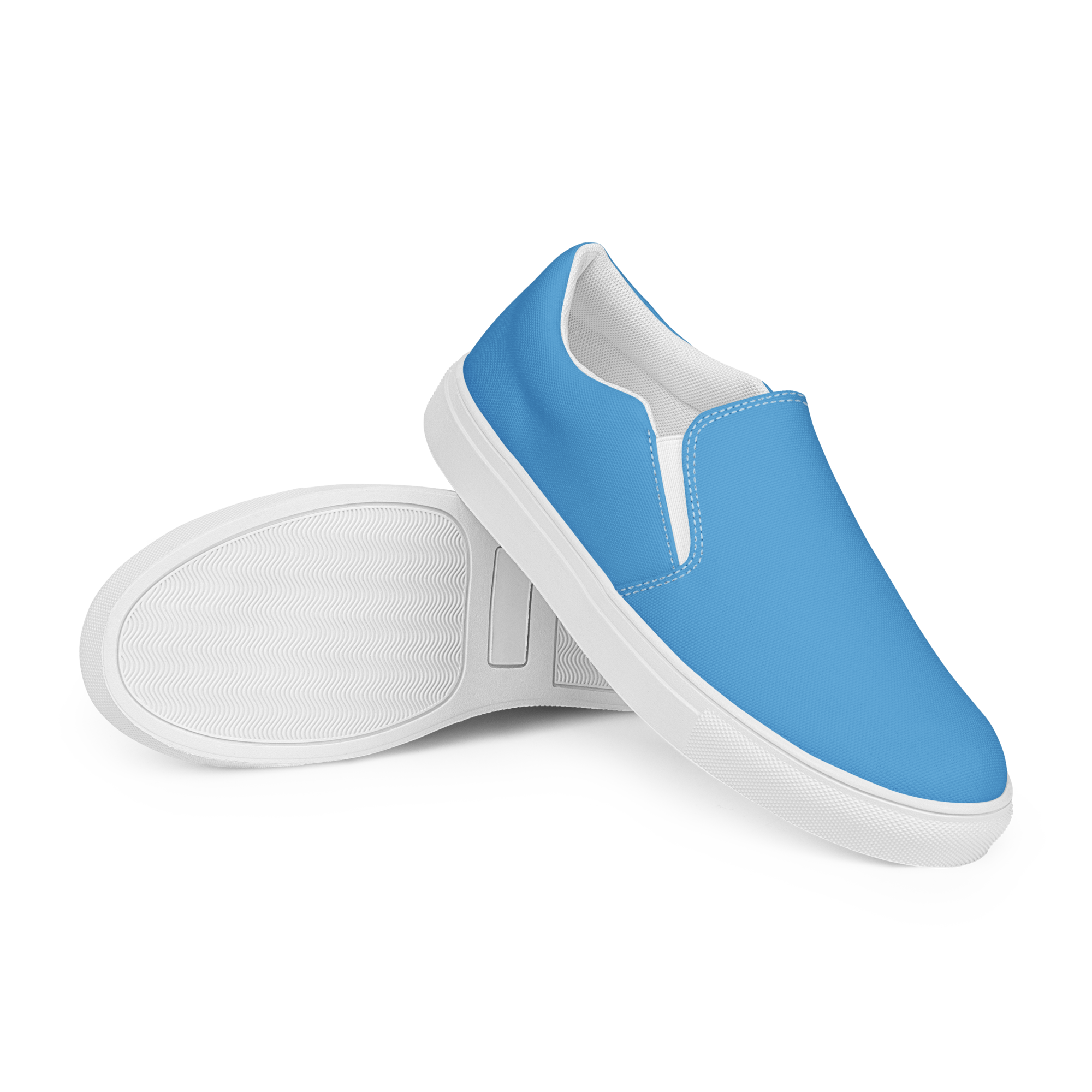 Men’s slip-on canvas shoes - Ocean Blue