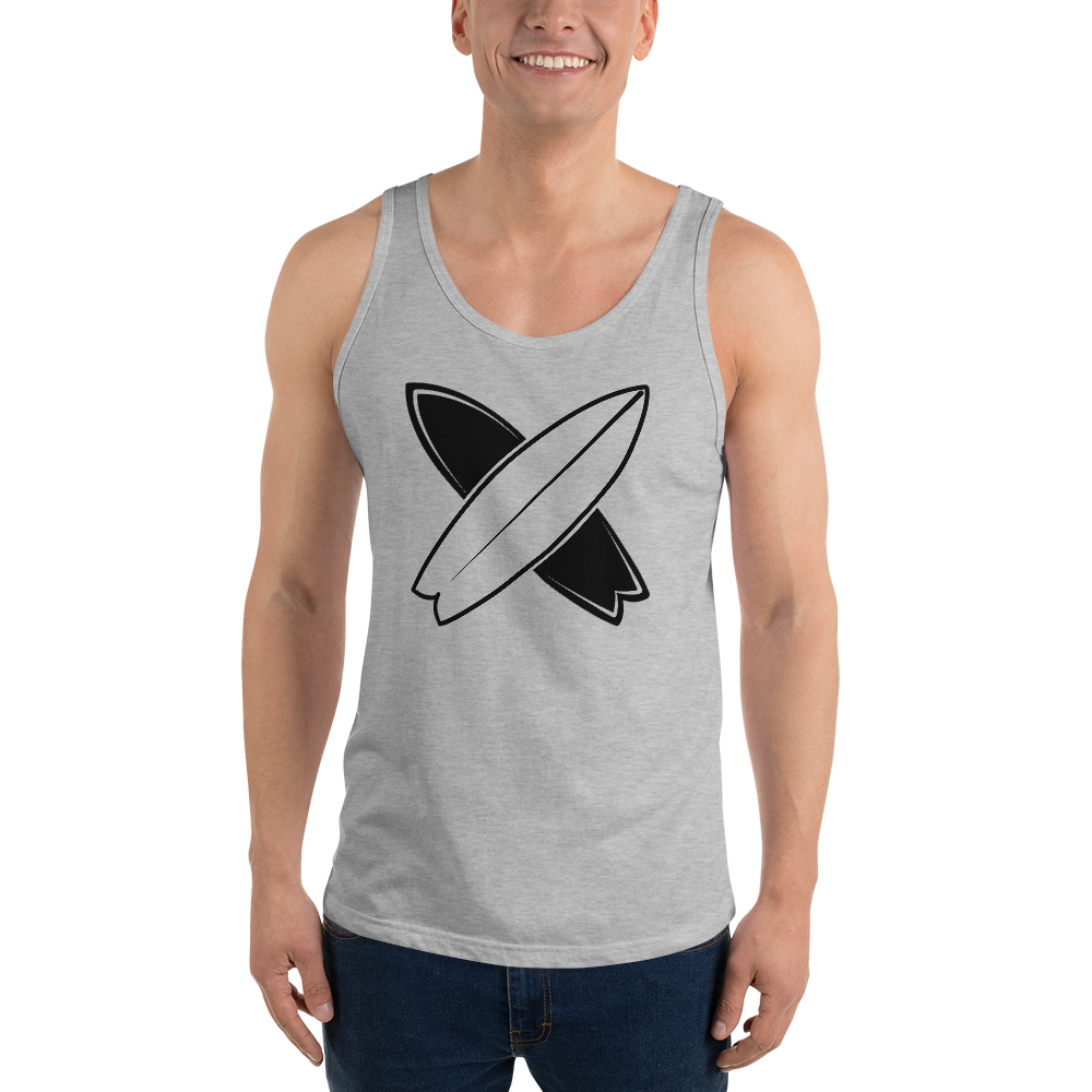 Mens Tank Top - Crossed Surfboards