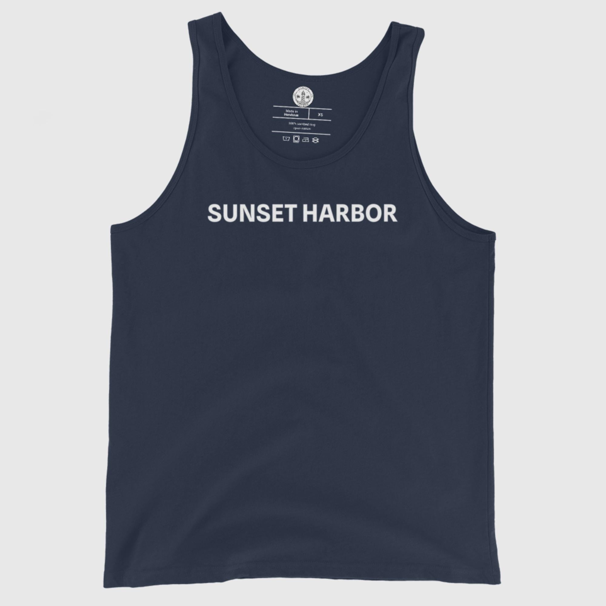 Camiseta de tirantes para hombre - Sunset Harbor 23