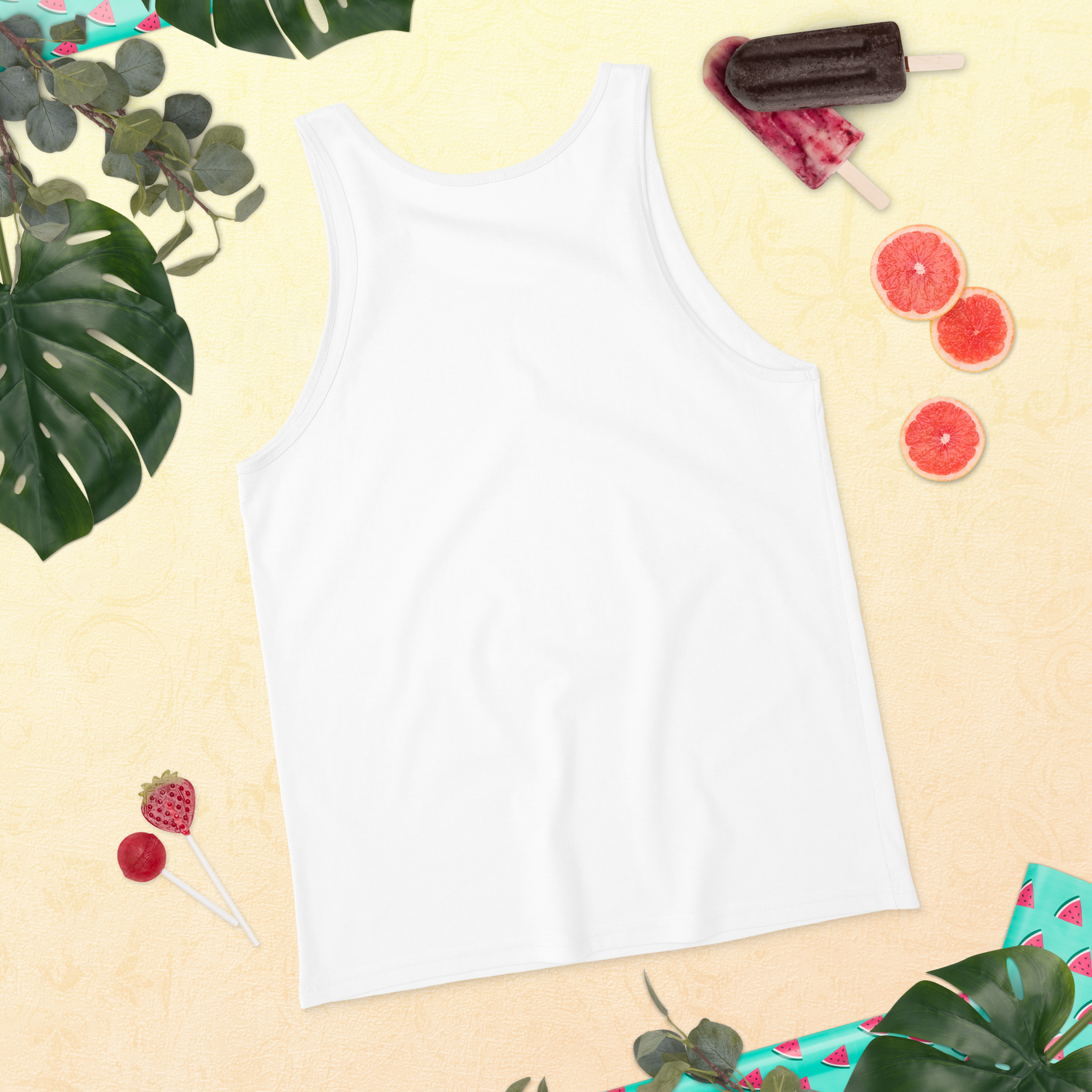 Mens Tank Top - Crossed Surfboards