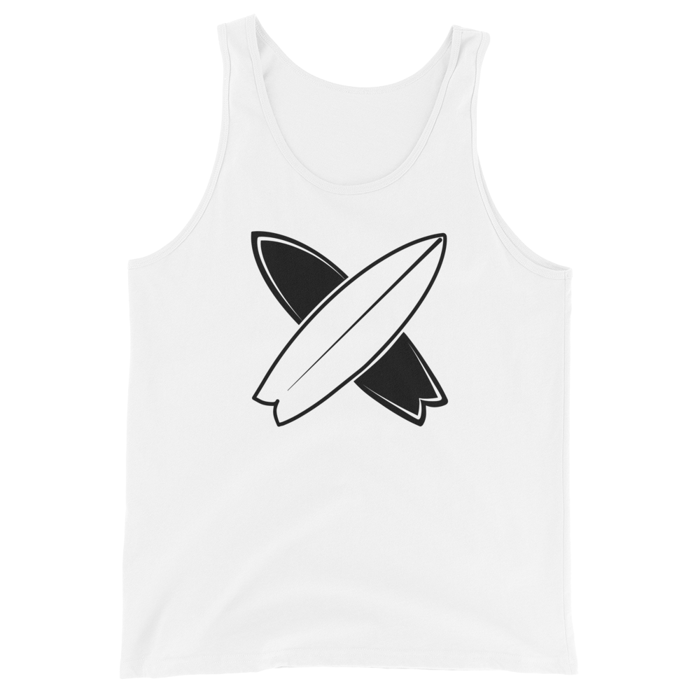 Mens Tank Top - Crossed Surfboards