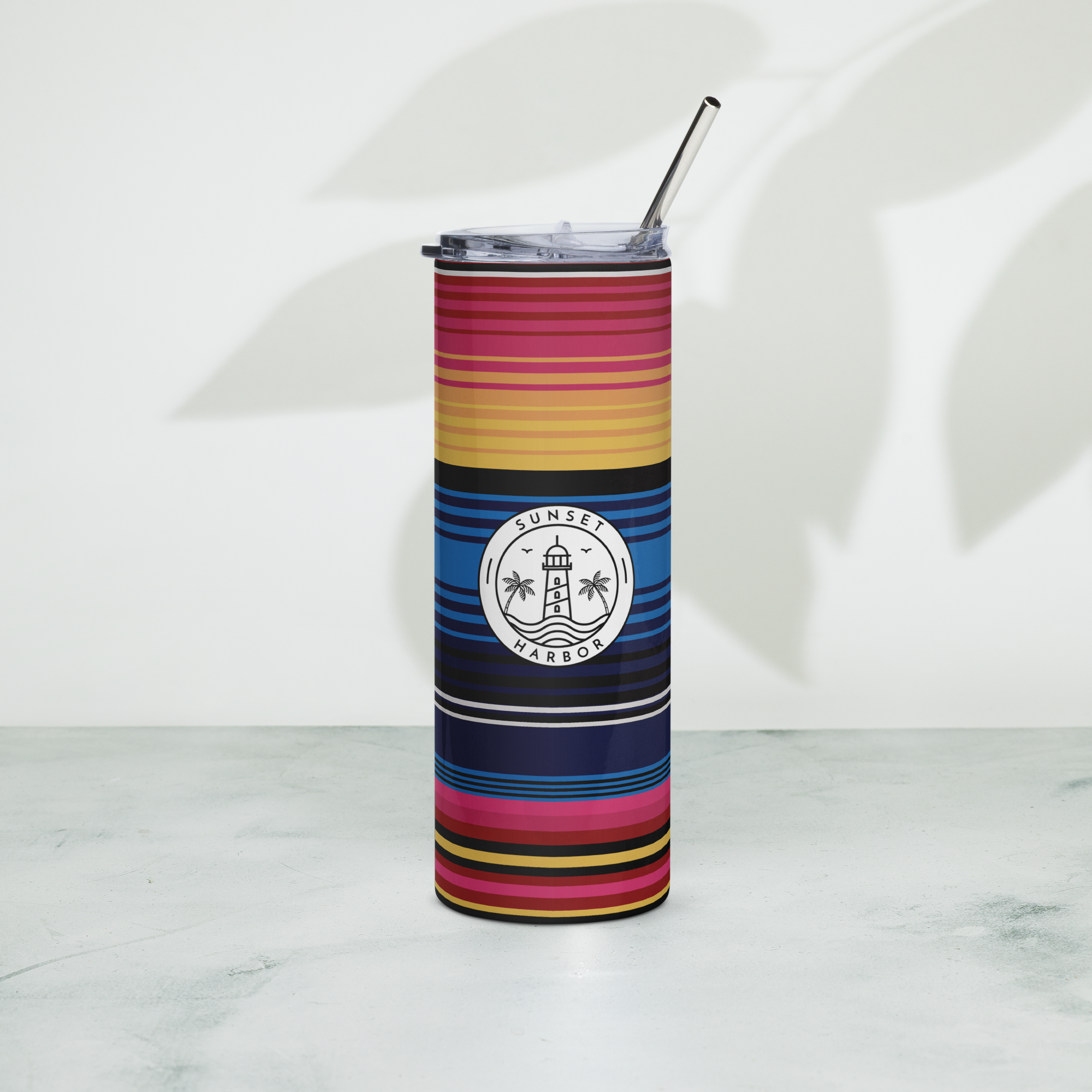 Stainless steel tumbler - Horizon Stripes