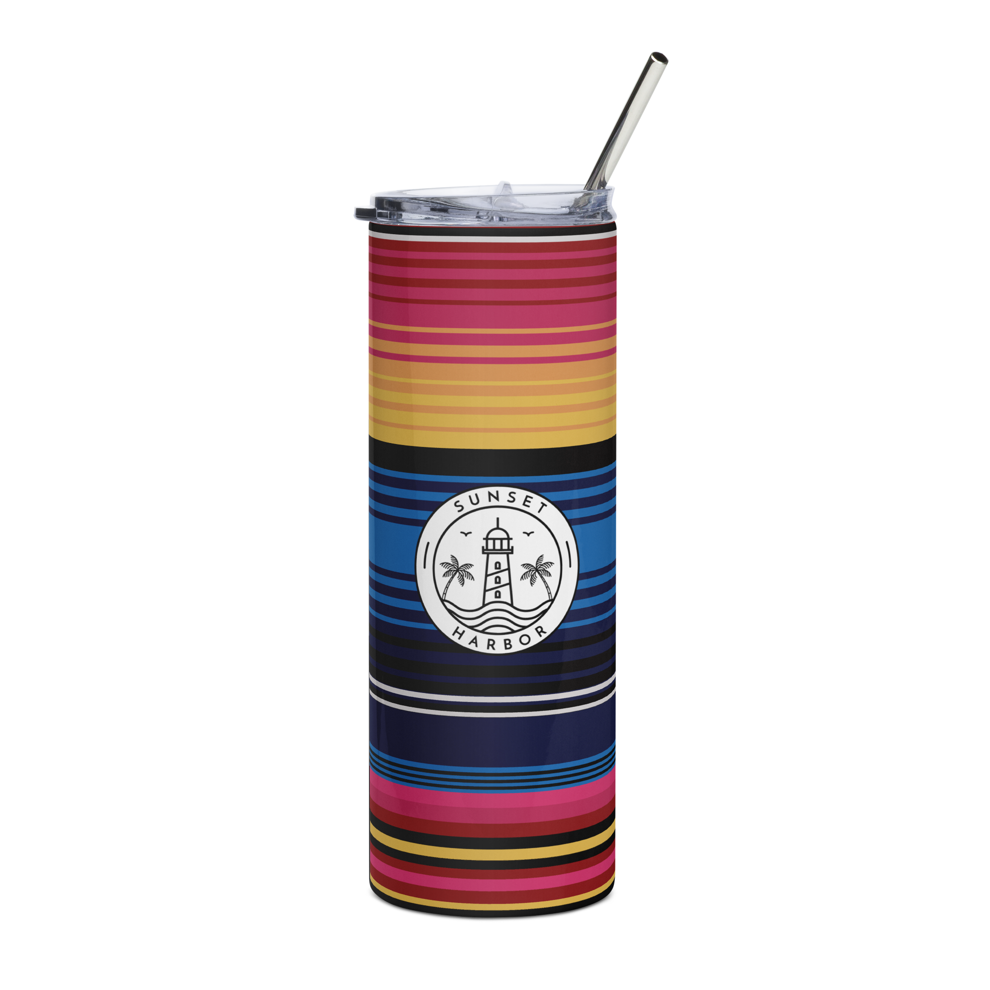 Stainless steel tumbler - Horizon Stripes