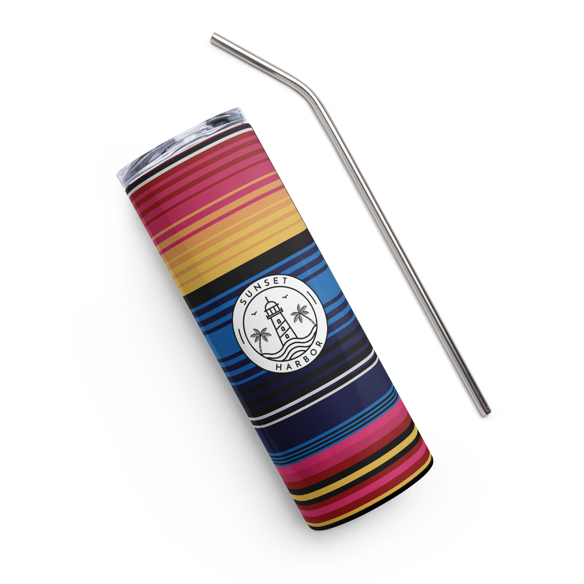 Stainless steel tumbler - Horizon Stripes