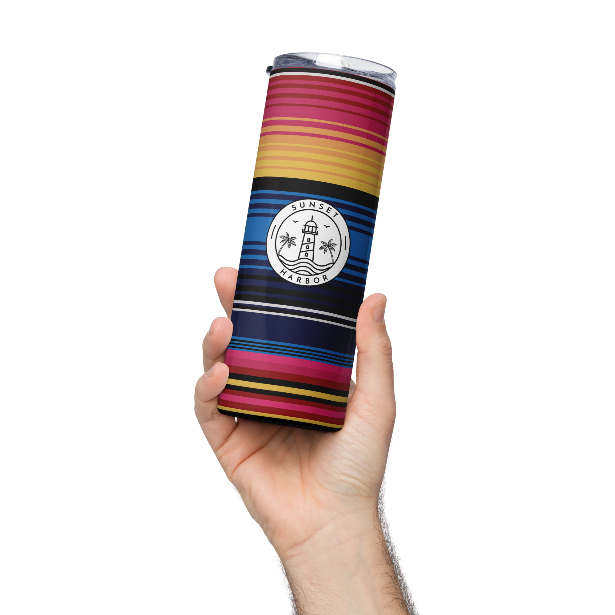 Stainless steel tumbler - Horizon Stripes