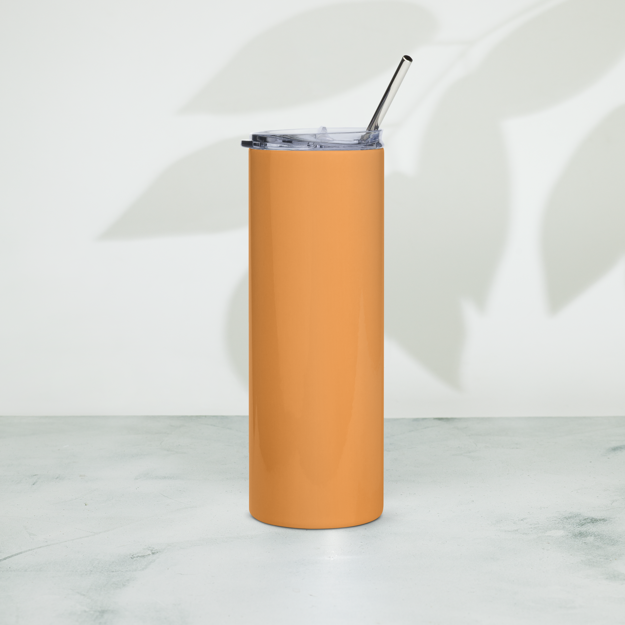 Stainless steel tumbler - Sunshine Orange