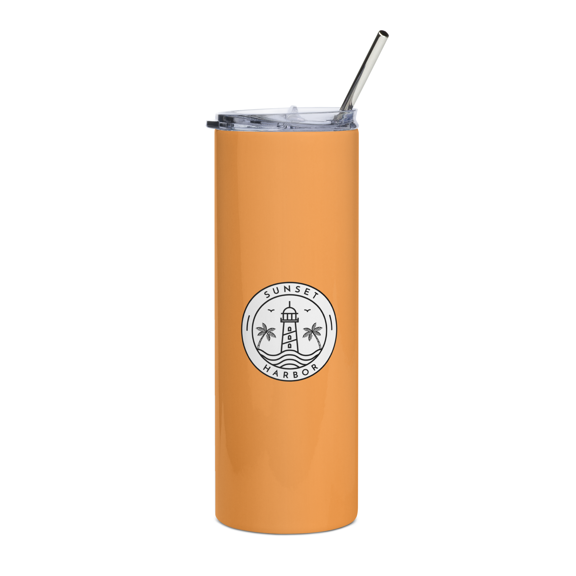 Stainless steel tumbler - Sunshine Orange