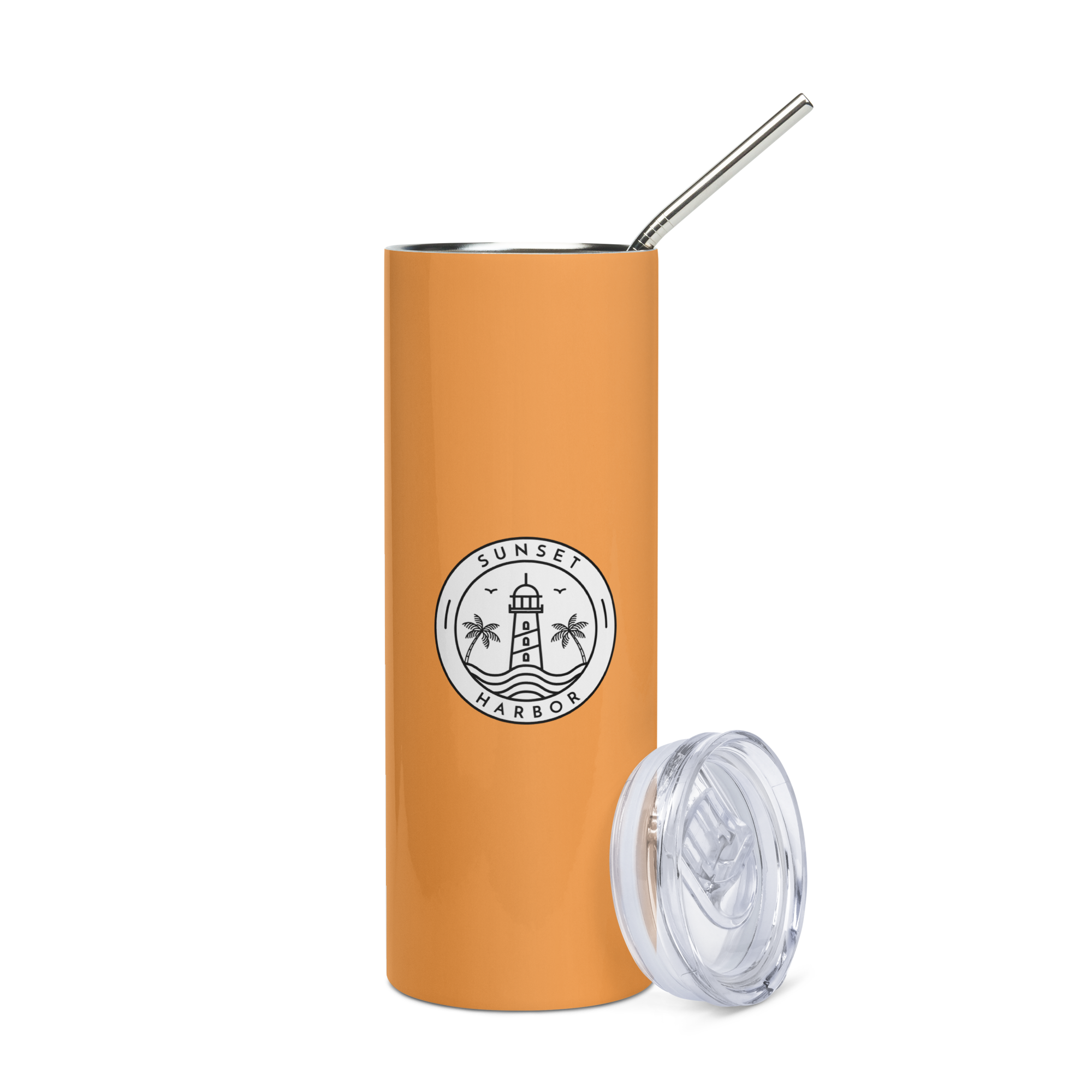 Stainless steel tumbler - Sunshine Orange