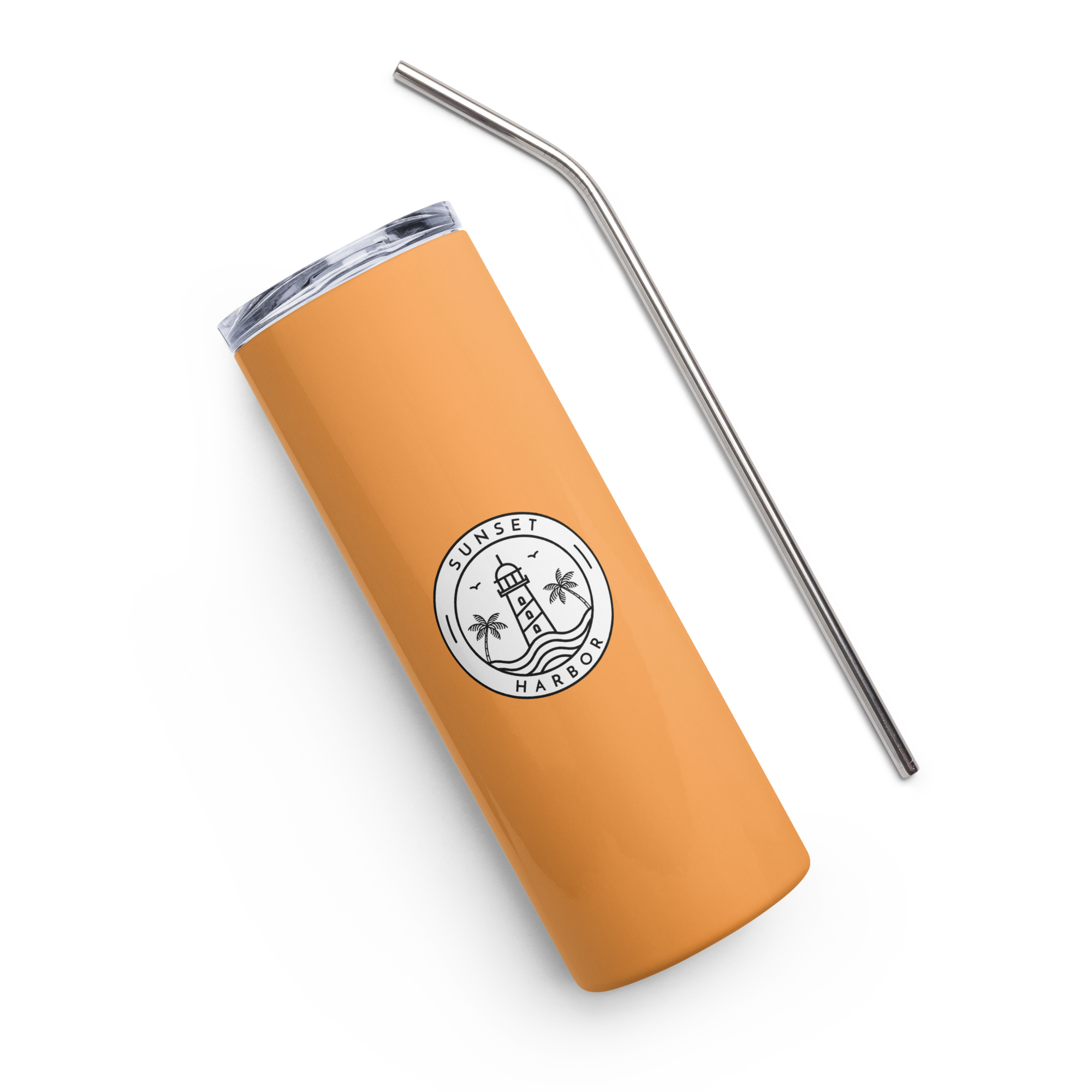 Stainless steel tumbler - Sunshine Orange