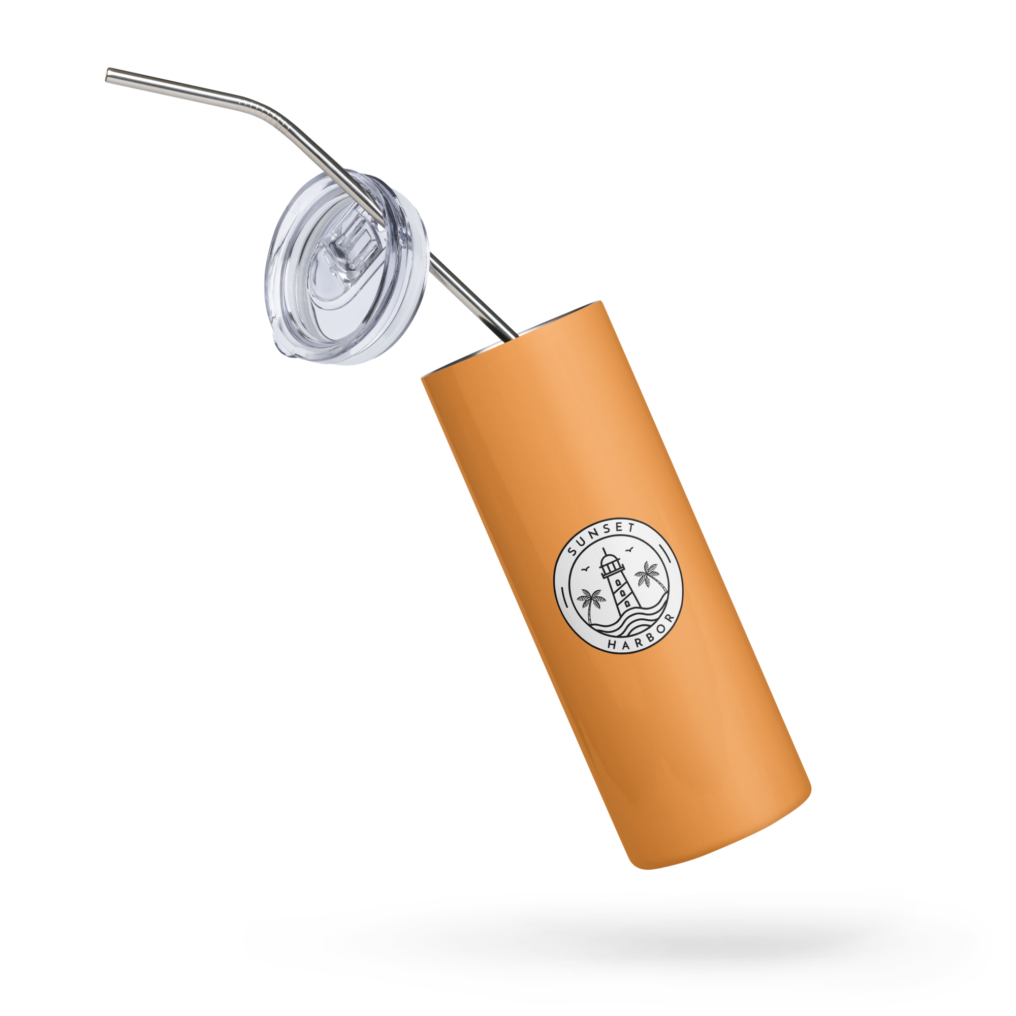 Stainless steel tumbler - Sunshine Orange